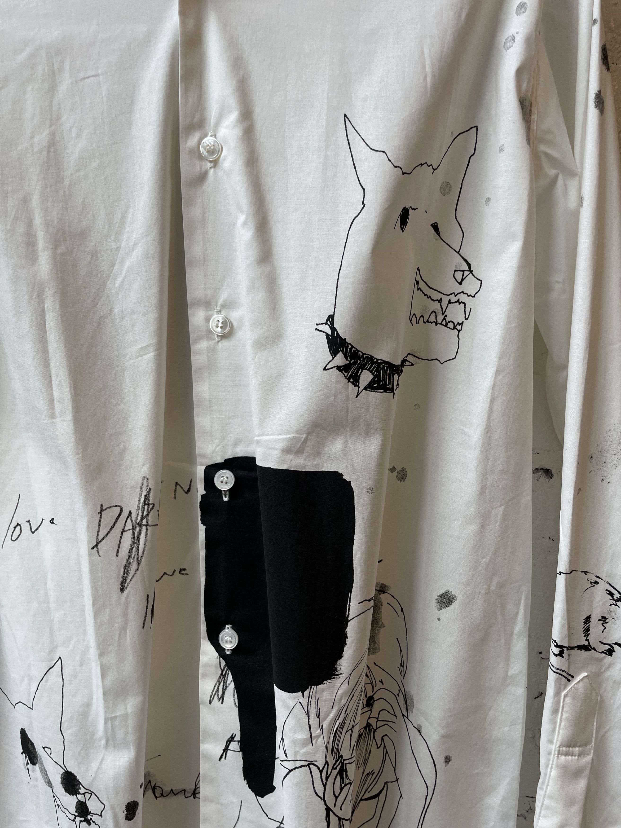 Enfants Riches Deprimes ERD HAND DRAWN MOTIF SHIRT Size US XL / EU 56 / 4 - 5 Thumbnail