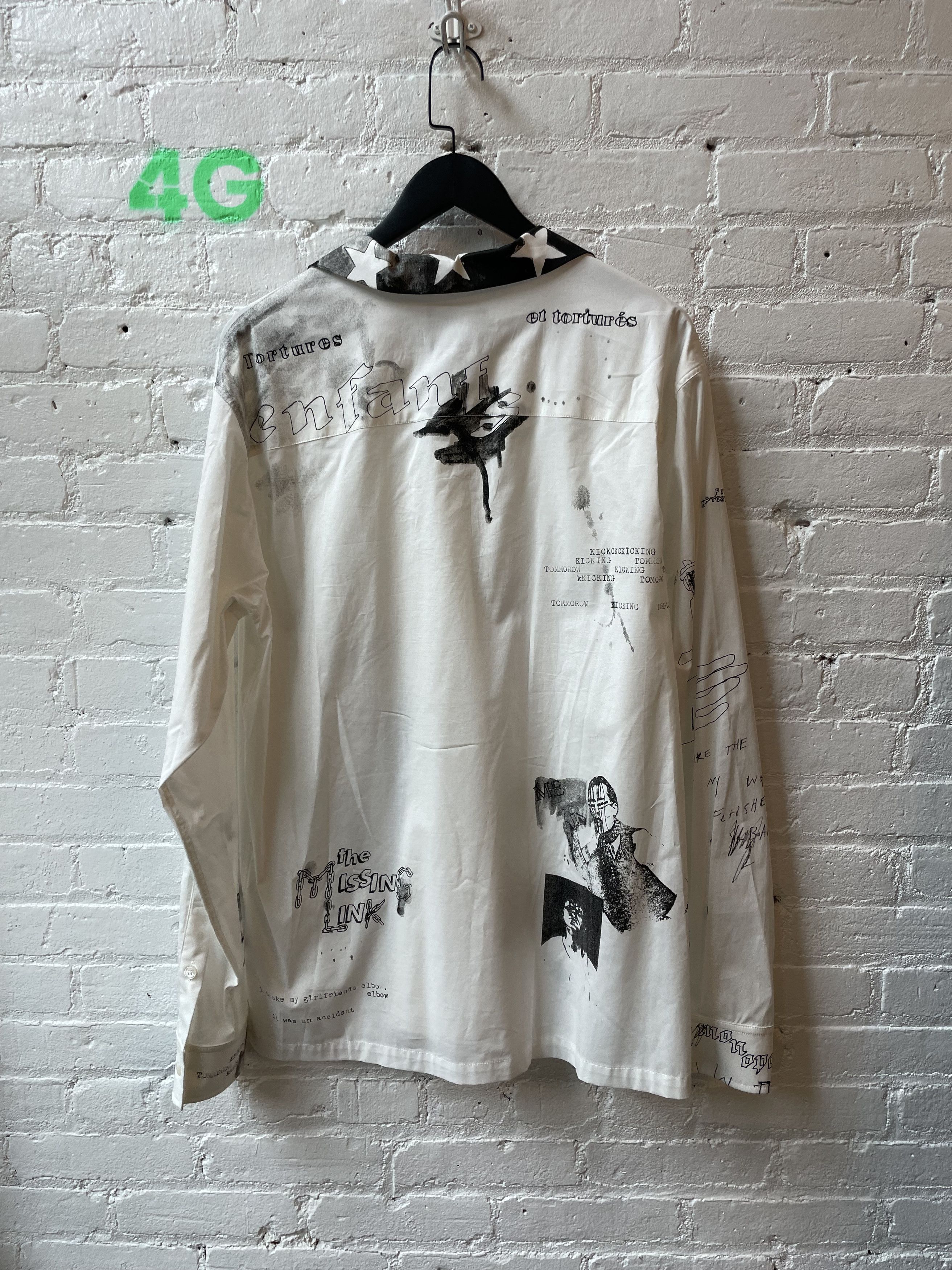 Enfants Riches Deprimes ERD HAND DRAWN MOTIF SHIRT Size US XL / EU 56 / 4 - 2 Thumbnail