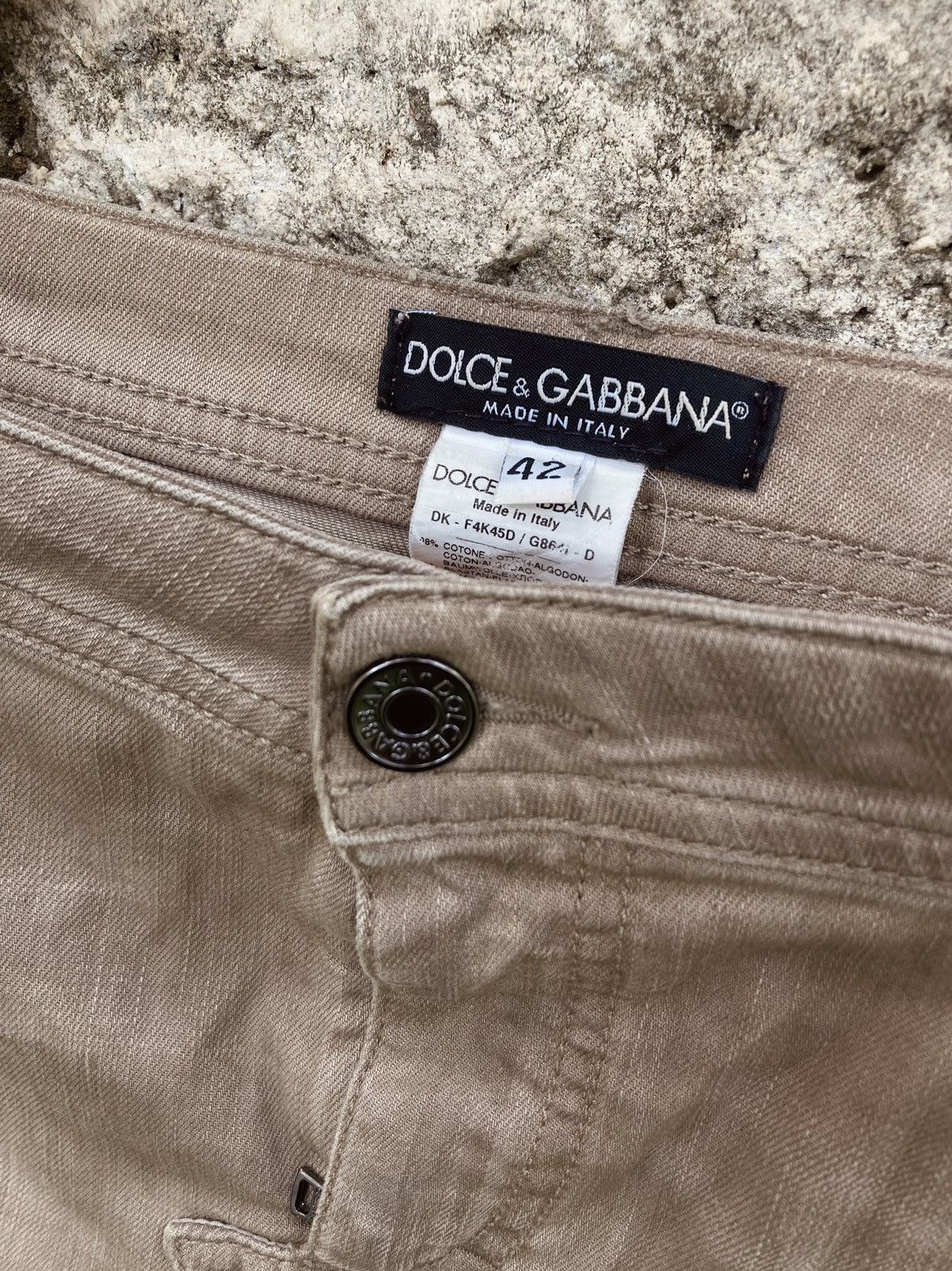Dolce & Gabbana DENIM BROWN MINI SKIRT Size 28" / US 6 / IT 42 - 2 Thumbnail
