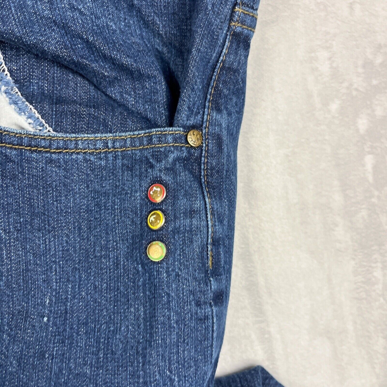 Vintage Vtg Y2K Akcess Baggy Jeans 42x31.5 Embroidered Skate Grunge Size US 42 / EU 58 - 19 Thumbnail