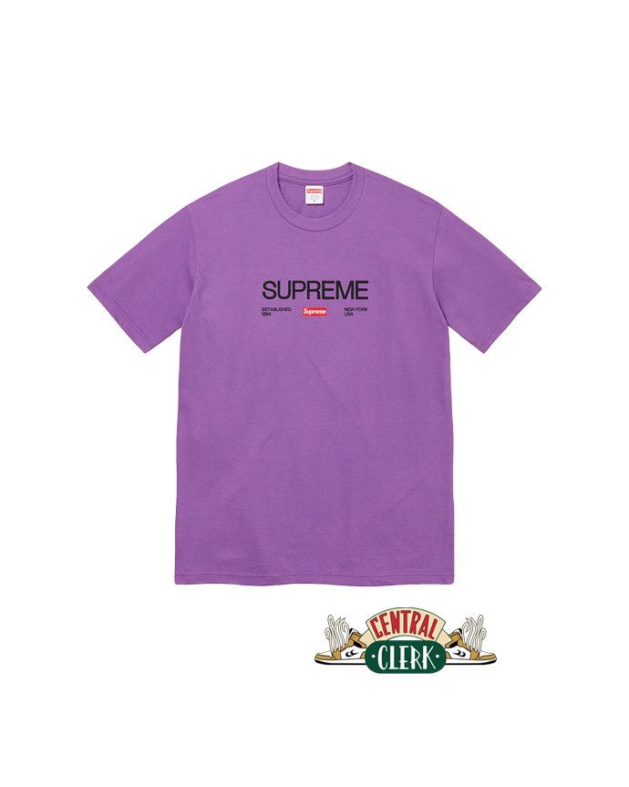 image of Supreme Est. 1994 Tee in Purple, Men's (Size Large)