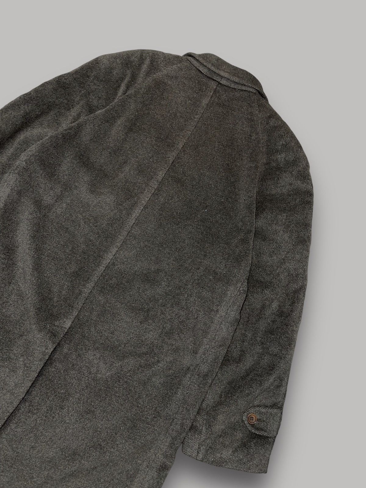 Canali Canali Swamp Green Angora Wool Heavy Coat Size US L / EU 52-54 / 3 - 9 Thumbnail