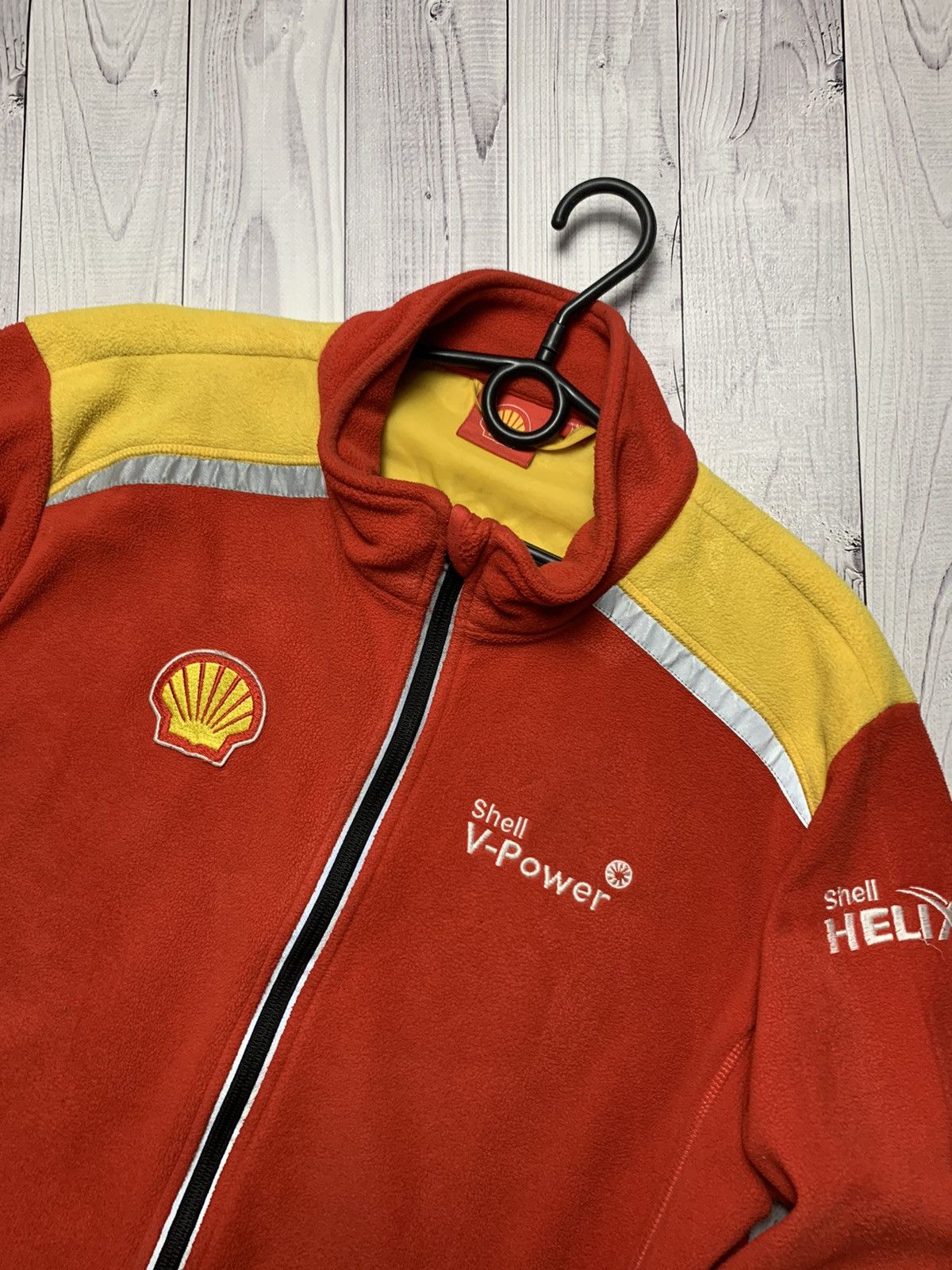 Vintage Vintage Ferrari fleece jacket shell size M red Size US M / EU 48-50 / 2 - 4 Thumbnail