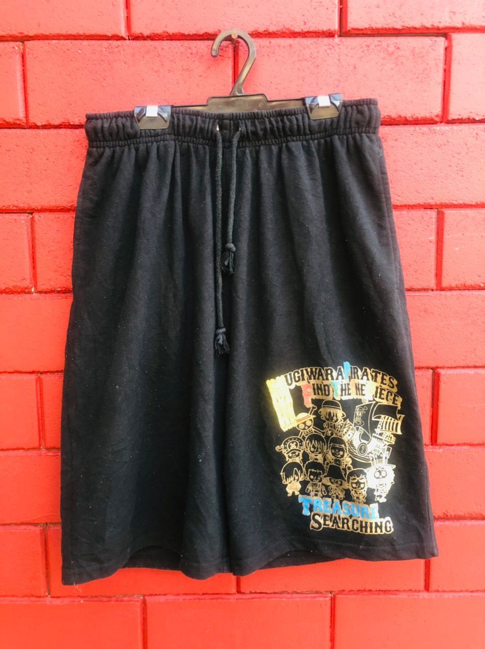 image of One Piece Japanese Famous Anime Designer Fashion in Black, Men's (Size 30)