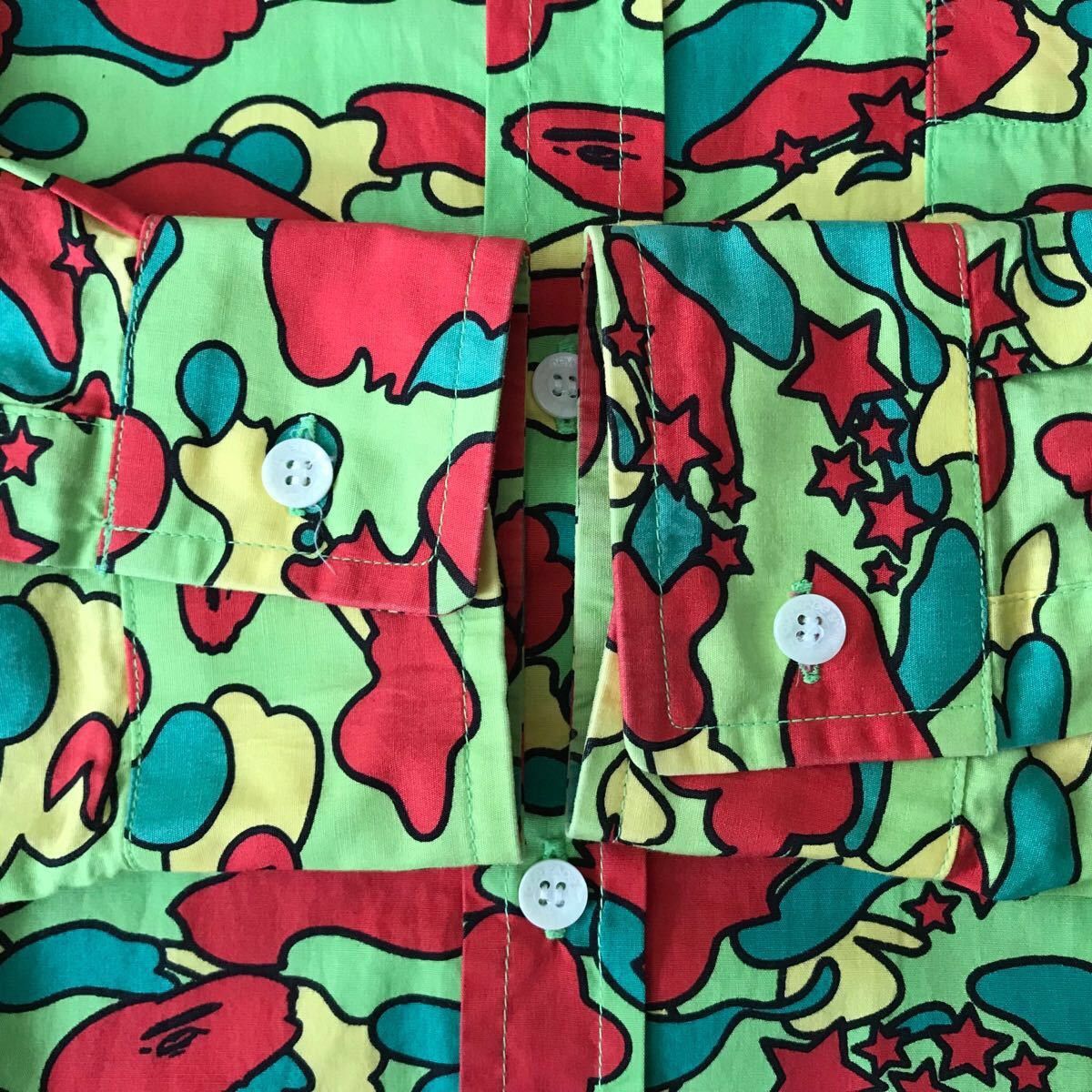 Bape BAPE psyche camo long sleeve shirt Size US M / EU 48-50 / 2 - 3 Thumbnail