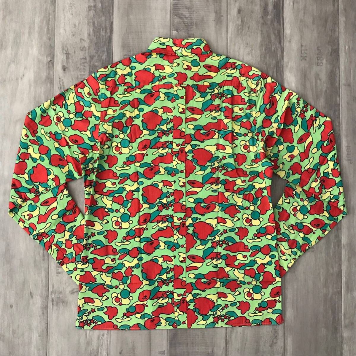 Bape BAPE psyche camo long sleeve shirt Size US M / EU 48-50 / 2 - 5 Thumbnail