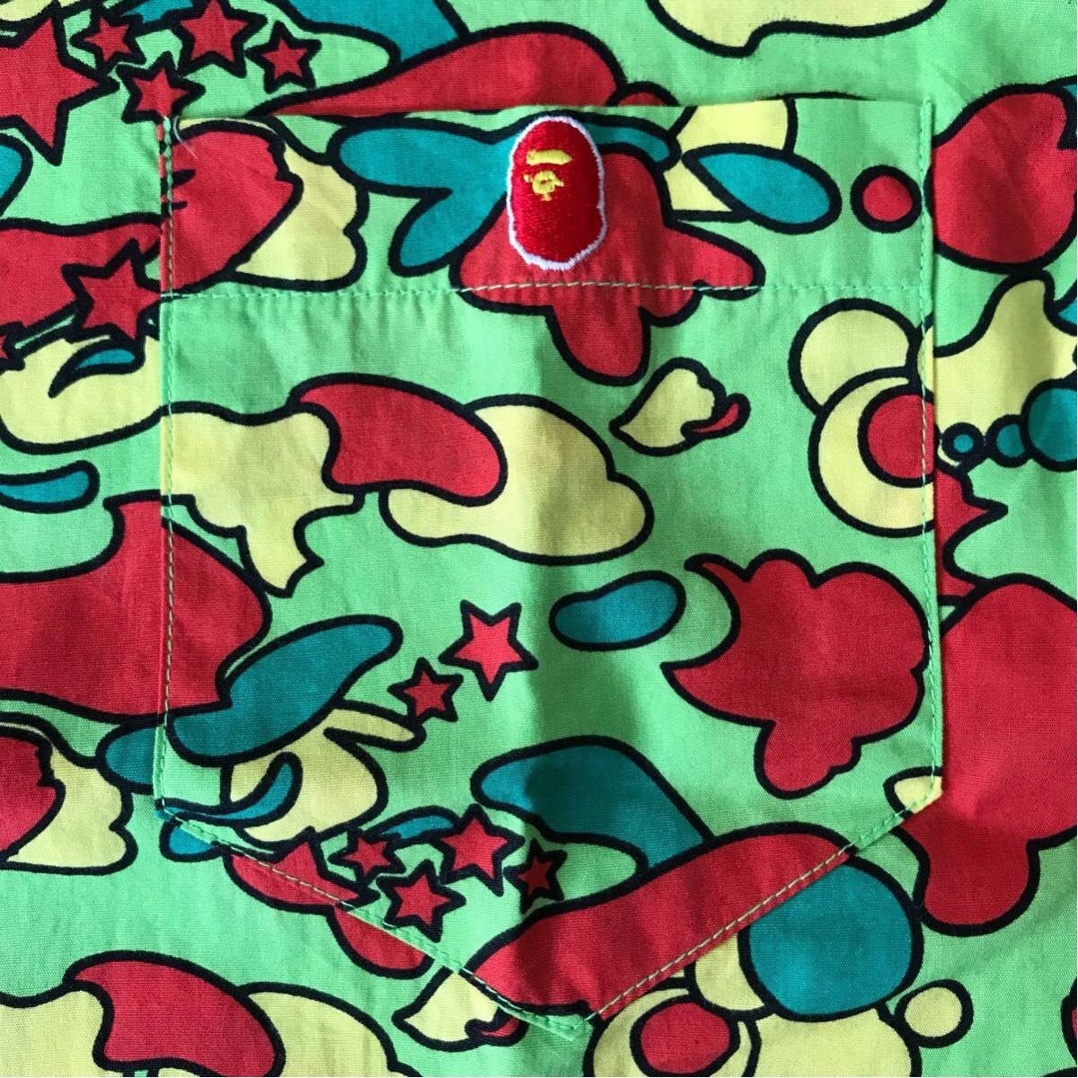 Bape BAPE psyche camo long sleeve shirt Size US M / EU 48-50 / 2 - 4 Thumbnail