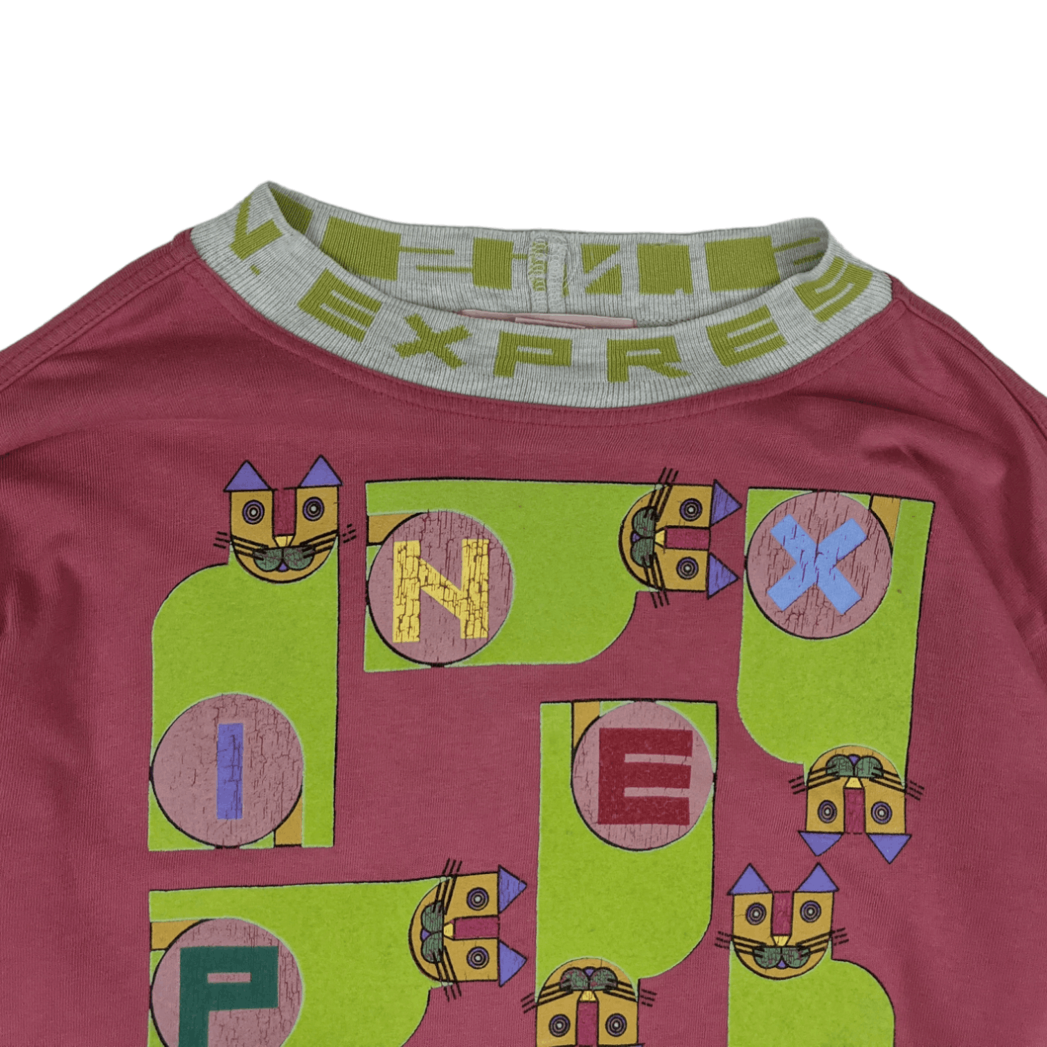 Japanese Brand Japan IN EXPRESS Nobou Express Graphic Long Sleeve T-Shirt Size L / US 10 / IT 46 - 4 Thumbnail