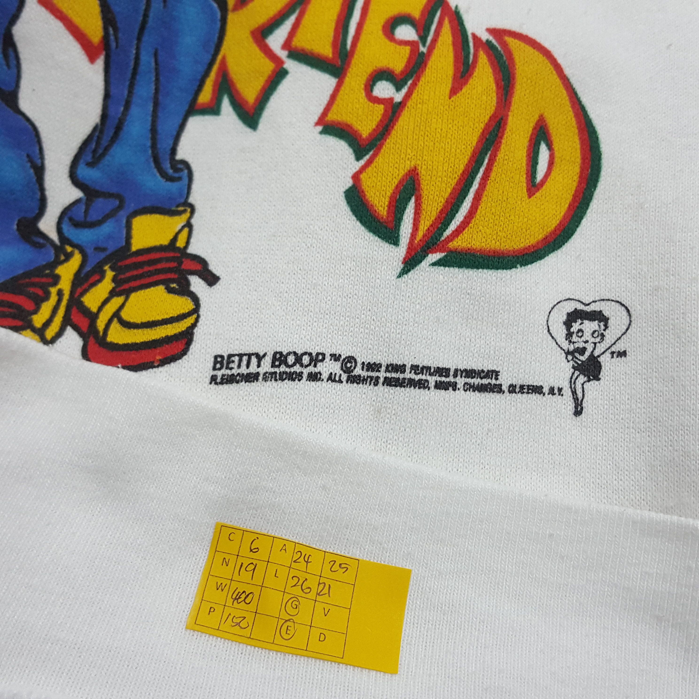 Vintage Vintage BETTY BOOP Hip Hop Streetwear Style Sweatshirt Size US L / EU 52-54 / 3 - 7 Thumbnail