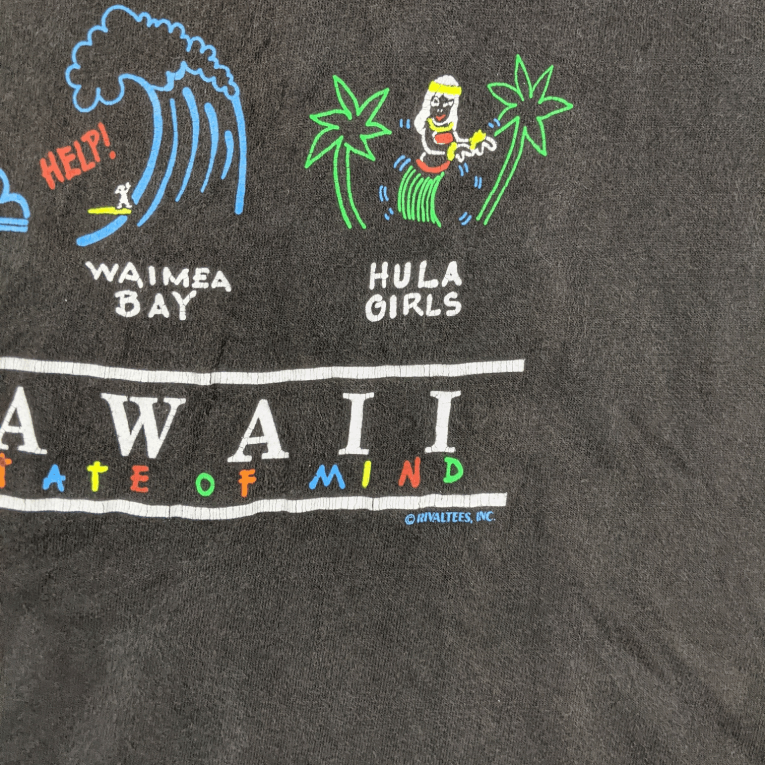 Hanes Vintage 90's HANES Hawaii Aloha Single Stitches T-Shirt Size US M / EU 48-50 / 2 - 5 Thumbnail