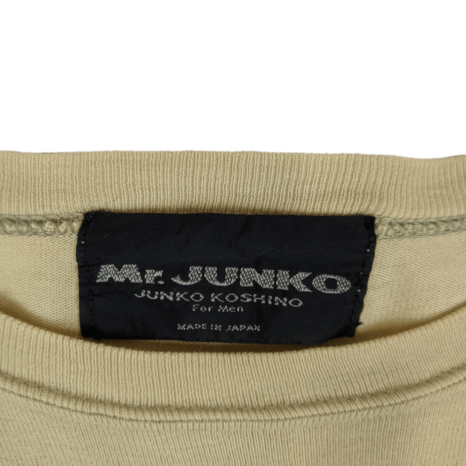 Japanese Brand Vintage 90's MR JUNKO Junko Koshino Single Stitches T-Shirt Size US L / EU 52-54 / 3 - 9 Thumbnail