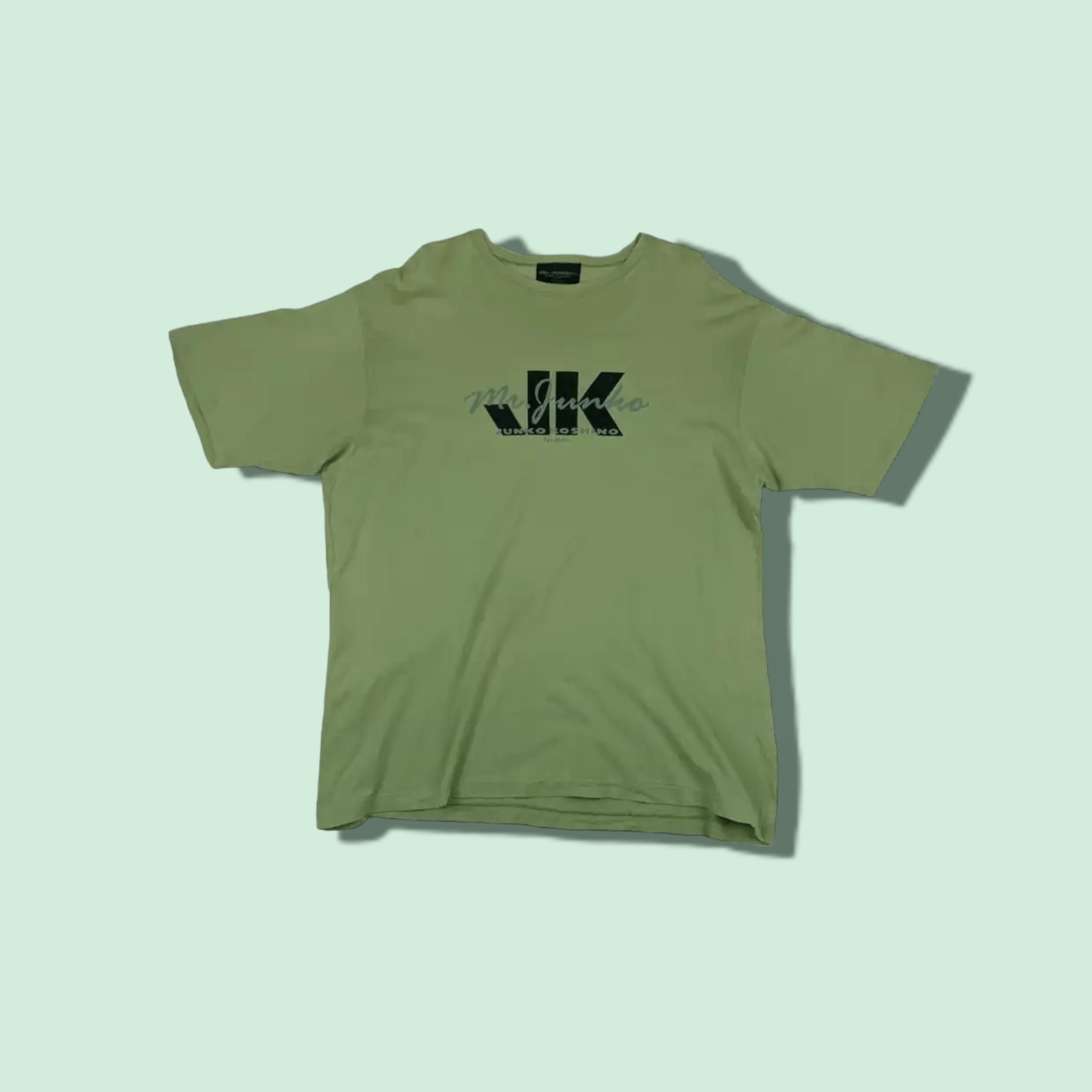 Japanese Brand Vintage 90's MR JUNKO Junko Koshino Single Stitches T-Shirt Size US L / EU 52-54 / 3 - 1 Thumbnail