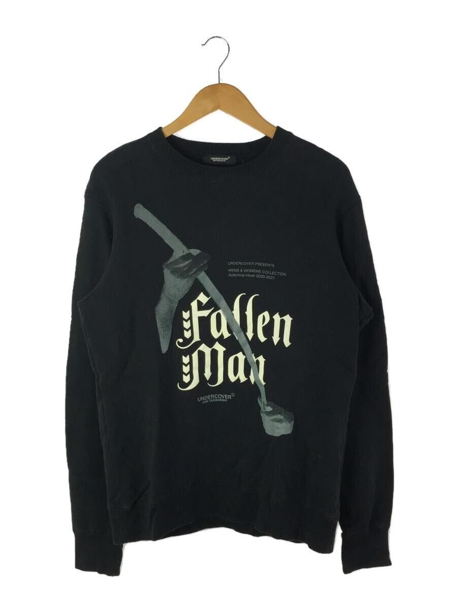 Pre-owned Undercover Aw19 "fallen Man" Crewneck Sweatshirt In Black