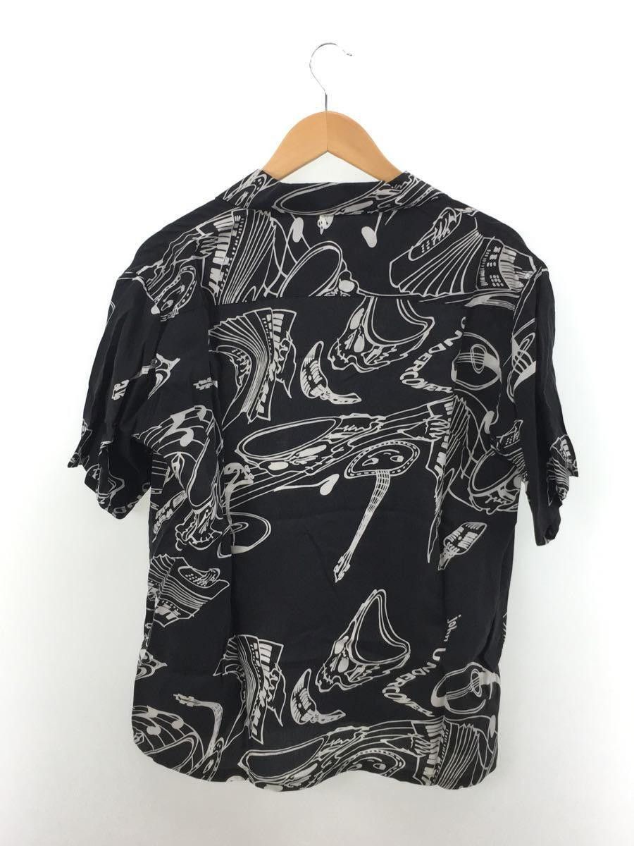 Undercover Distorted Musical Note Open Collar Short Sleeve Button Shirt Size US L / EU 52-54 / 3 - 2 Thumbnail