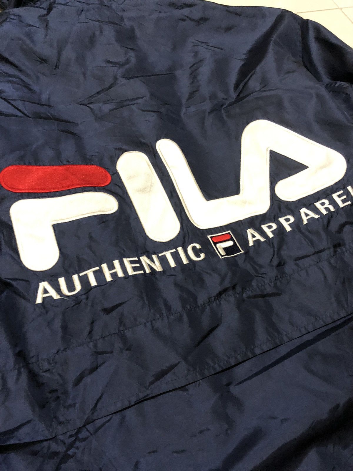 Fila × Vintage FILA Long light jacket with big Embroidery Logo Size US XL / EU 56 / 4 - 3 Thumbnail