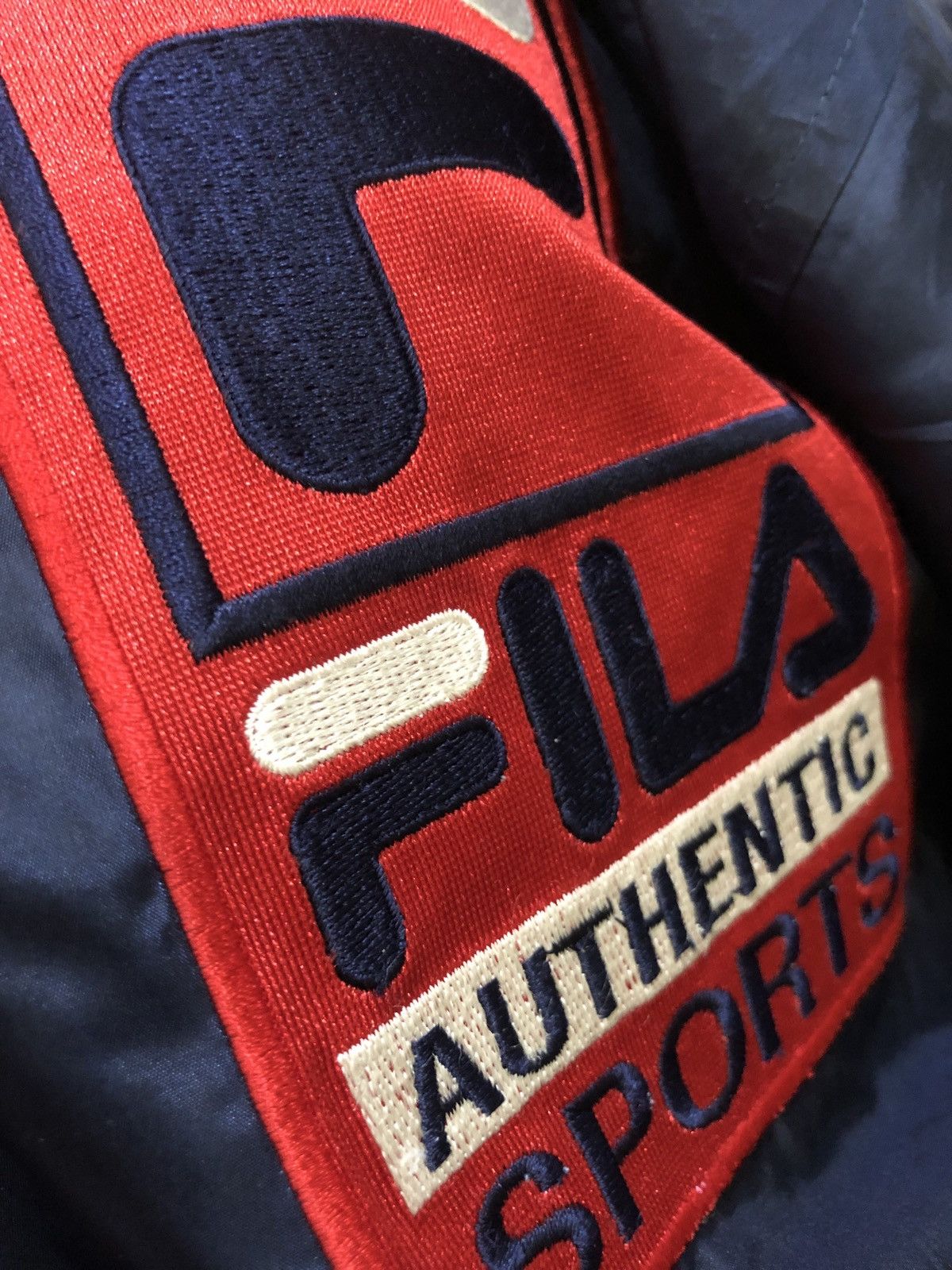 Fila × Vintage FILA Long light jacket with big Embroidery Logo Size US XL / EU 56 / 4 - 13 Thumbnail