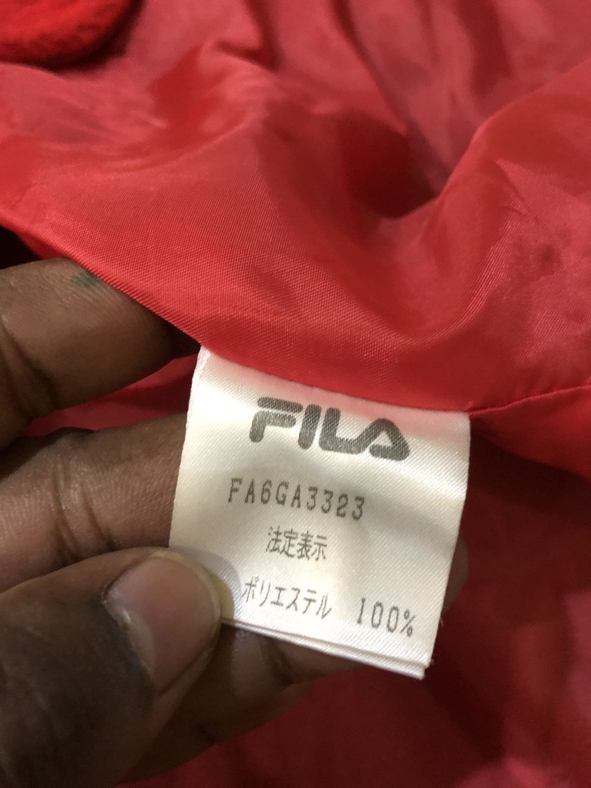 Fila × Vintage FILA Long light jacket with big Embroidery Logo Size US XL / EU 56 / 4 - 9 Thumbnail
