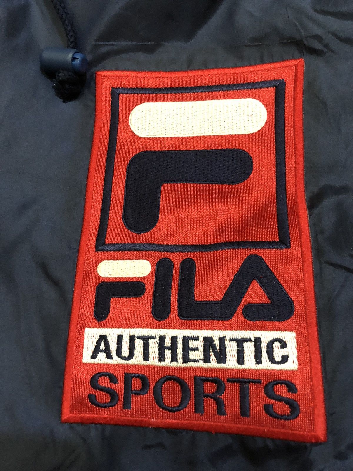 Fila × Vintage FILA Long light jacket with big Embroidery Logo Size US XL / EU 56 / 4 - 5 Thumbnail