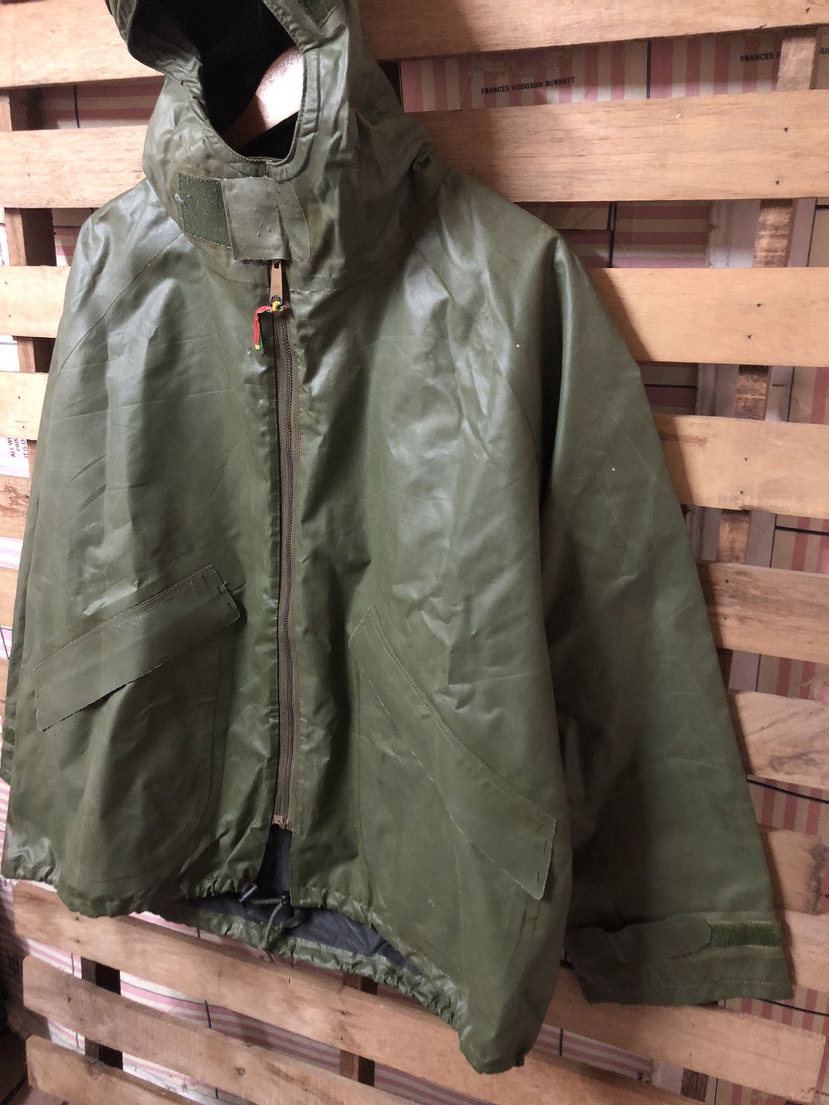 Vintage Vintage Parka Wet Weather Army Issue Waterproof Jacket Size US M / EU 48-50 / 2 - 5 Thumbnail
