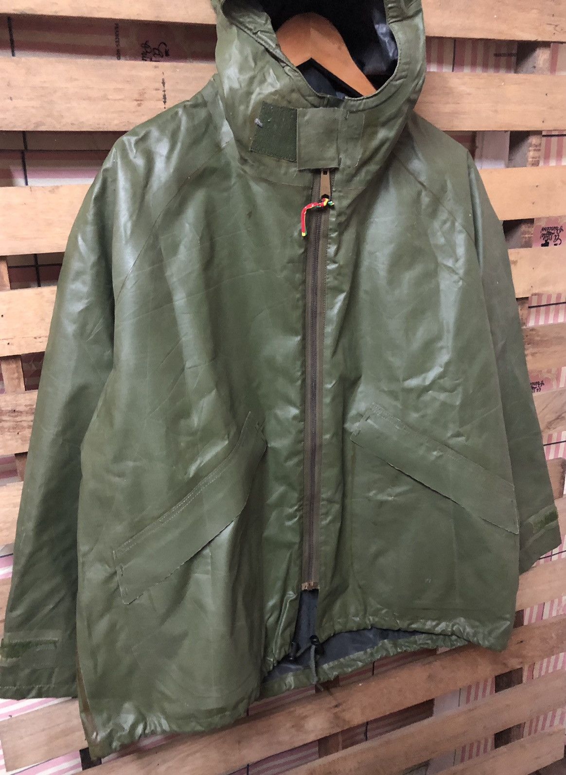 Vintage Vintage Parka Wet Weather Army Issue Waterproof Jacket Size US M / EU 48-50 / 2 - 4 Thumbnail