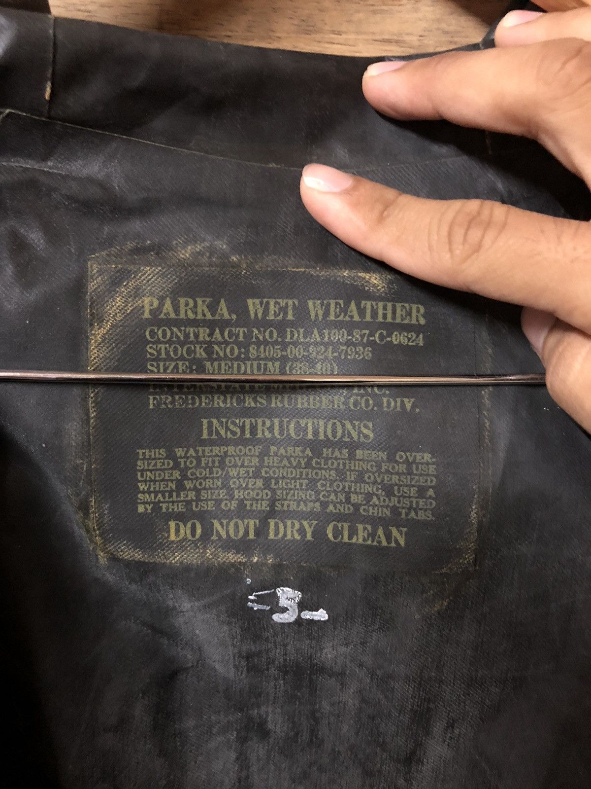 Vintage Vintage Parka Wet Weather Army Issue Waterproof Jacket Size US M / EU 48-50 / 2 - 13 Thumbnail