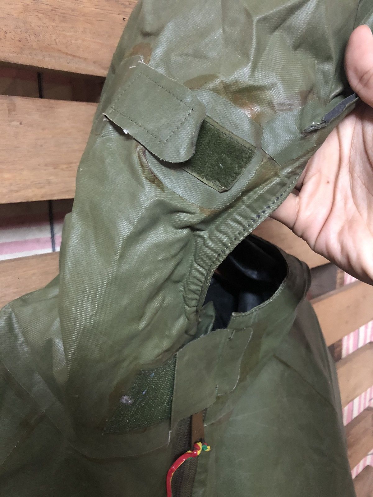 Vintage Vintage Parka Wet Weather Army Issue Waterproof Jacket Size US M / EU 48-50 / 2 - 8 Thumbnail