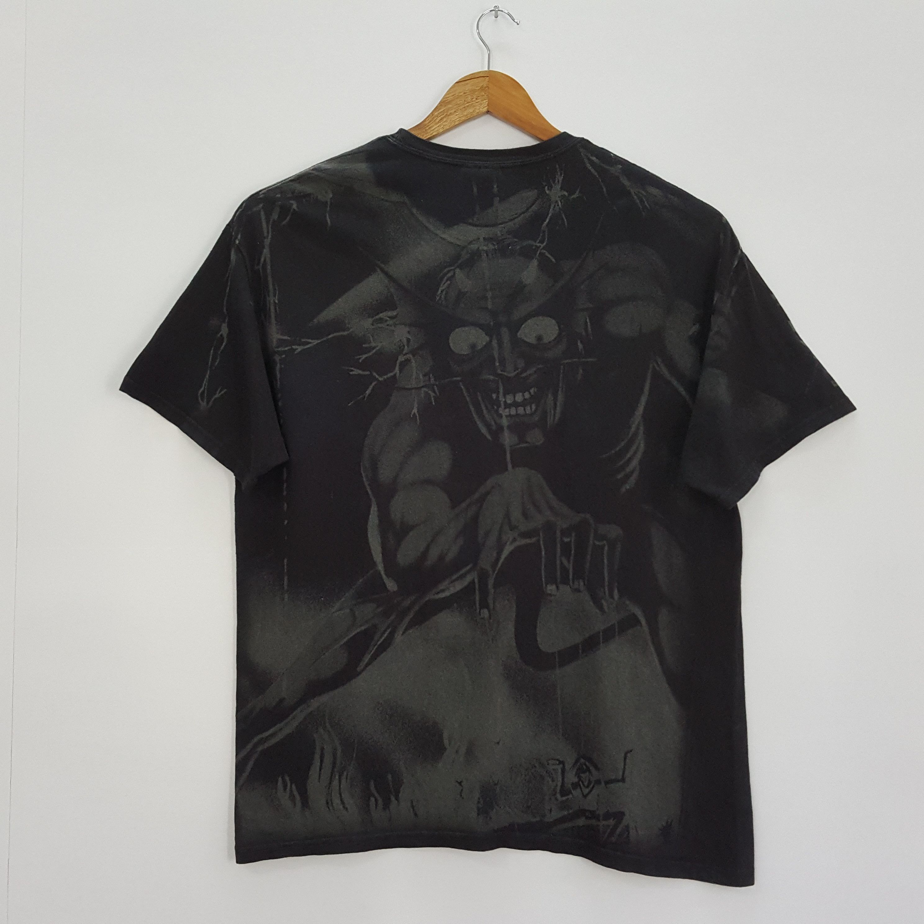 Band Tees × Iron Maiden × Vintage Vintage IRON MAIDEN American Metal Band full print t-shirt Size US XL / EU 56 / 4 - 4 Thumbnail