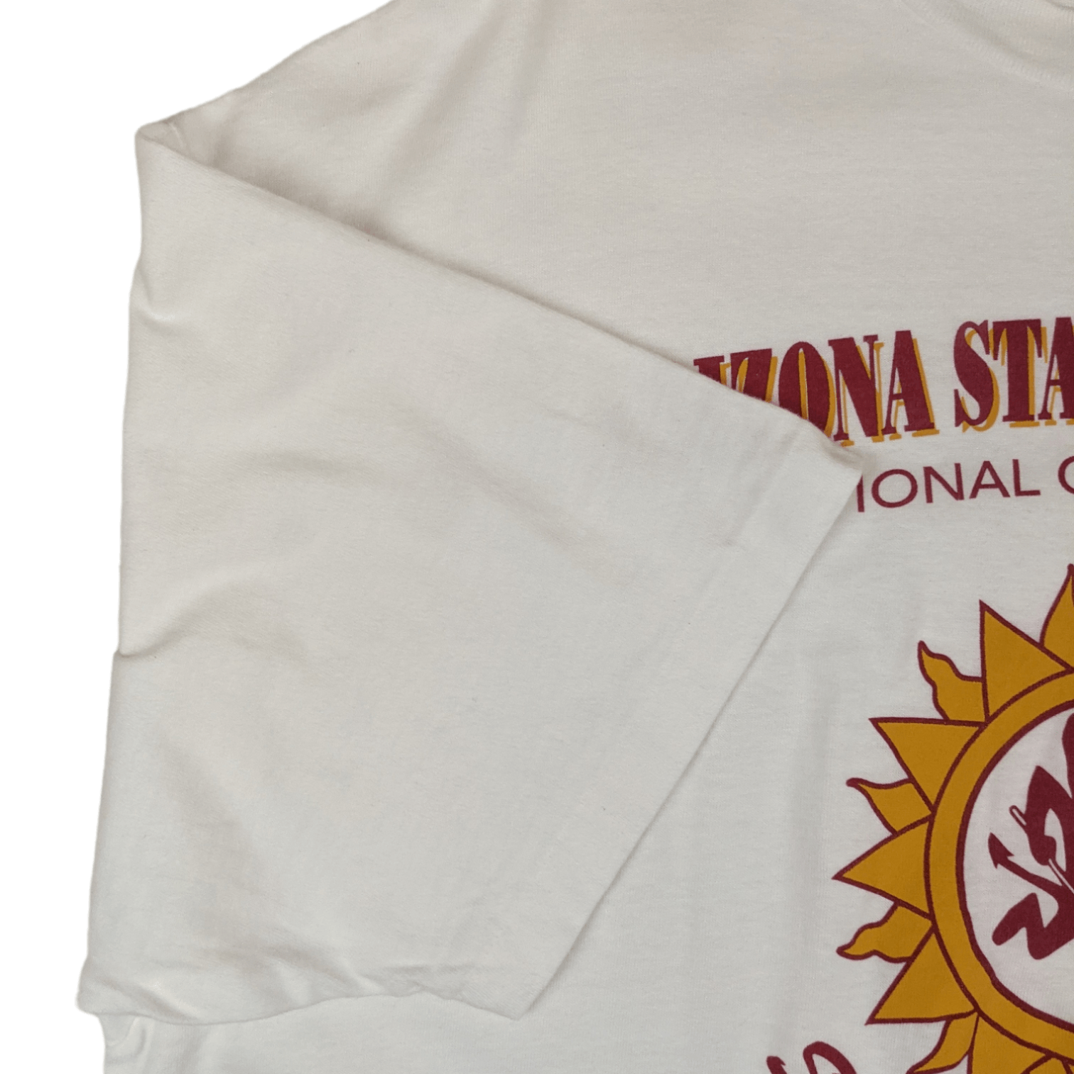 Hanes Vintage 90's ARIZONA STATE UNIVERSITY Single Stitches Tee Size US XL / EU 56 / 4 - 6 Thumbnail