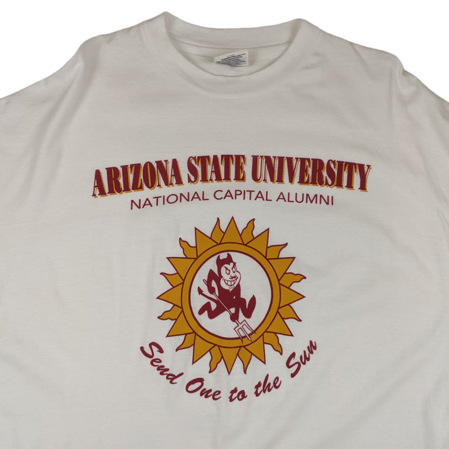 Hanes Vintage 90's ARIZONA STATE UNIVERSITY Single Stitches Tee Size US XL / EU 56 / 4 - 3 Thumbnail