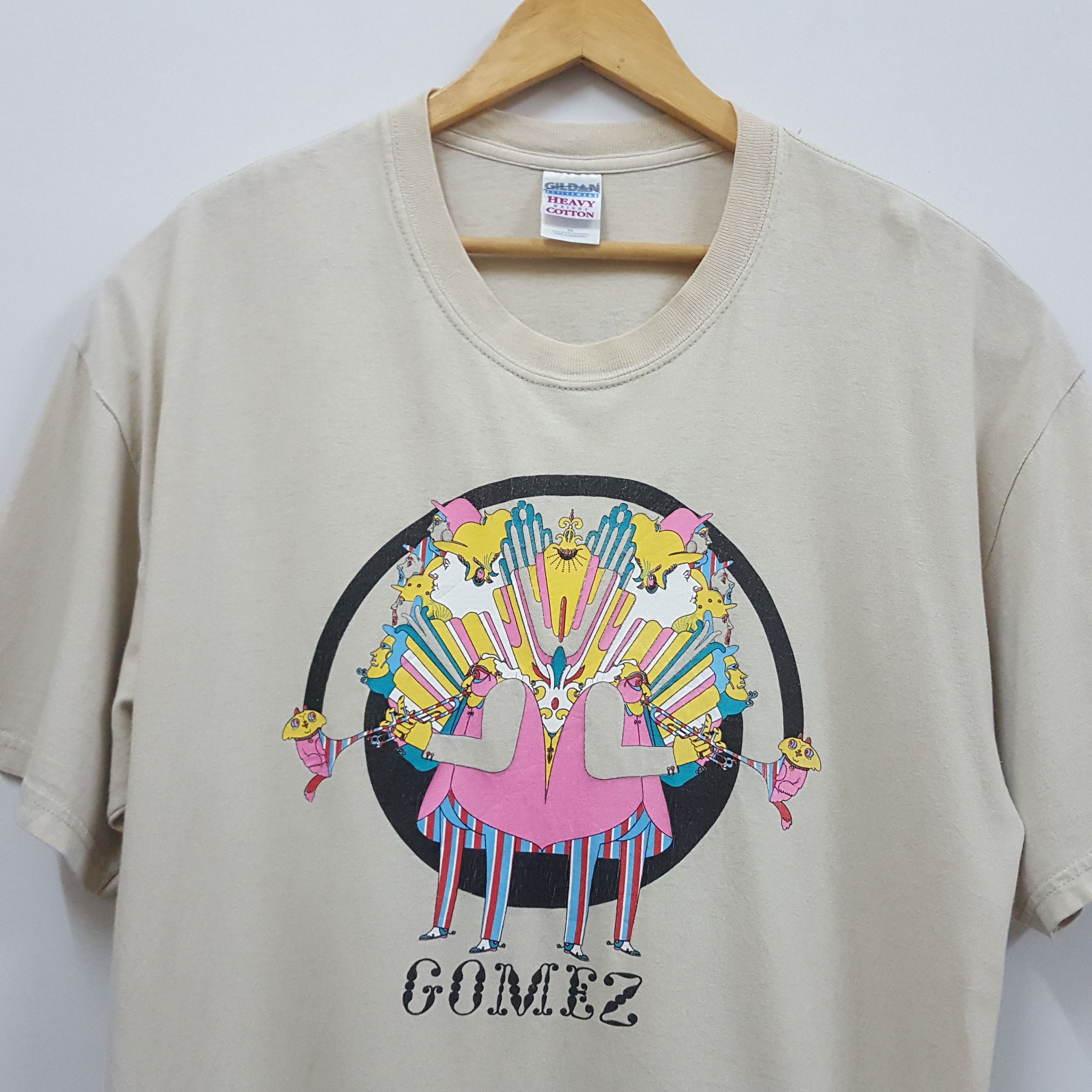 Band Tees × Vintage Vintage GOMEZ English indie rock band split t-shirt Size US XL / EU 56 / 4 - 4 Thumbnail