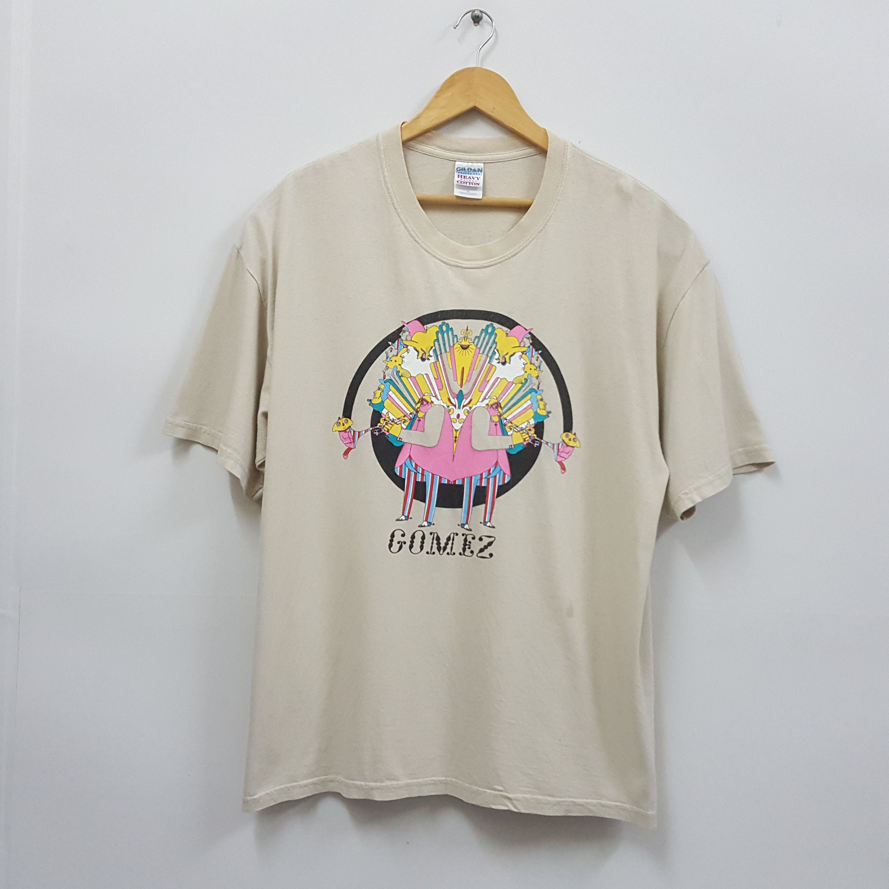 Band Tees × Vintage Vintage GOMEZ English indie rock band split t-shirt Size US XL / EU 56 / 4 - 1 Thumbnail