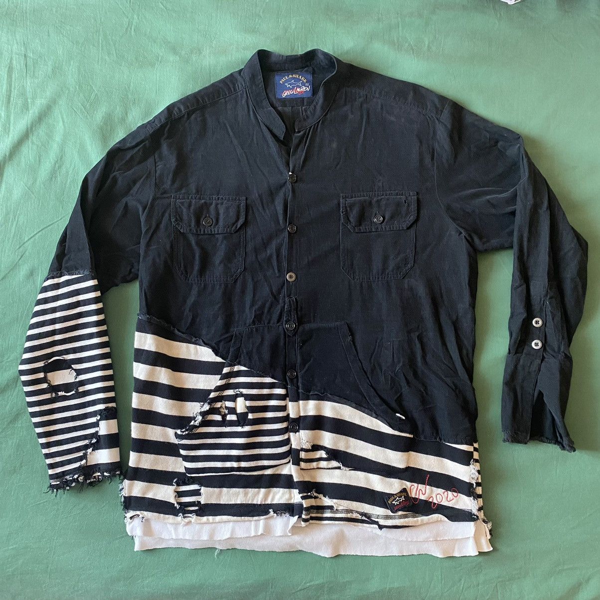Greg Lauren × Paul & Shark Paul & Shark by Greg Lauren Deconstructed Shirt SS20 Size US M / EU 48-50 / 2 - 1 Thumbnail
