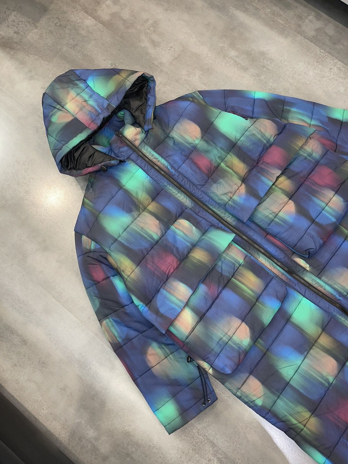 Henrik Vibskov !DSWT! FW22 Henrik Vibskov Apollo Blurry Long Puffer Jacket Size US XL / EU 56 / 4 - 14 Thumbnail