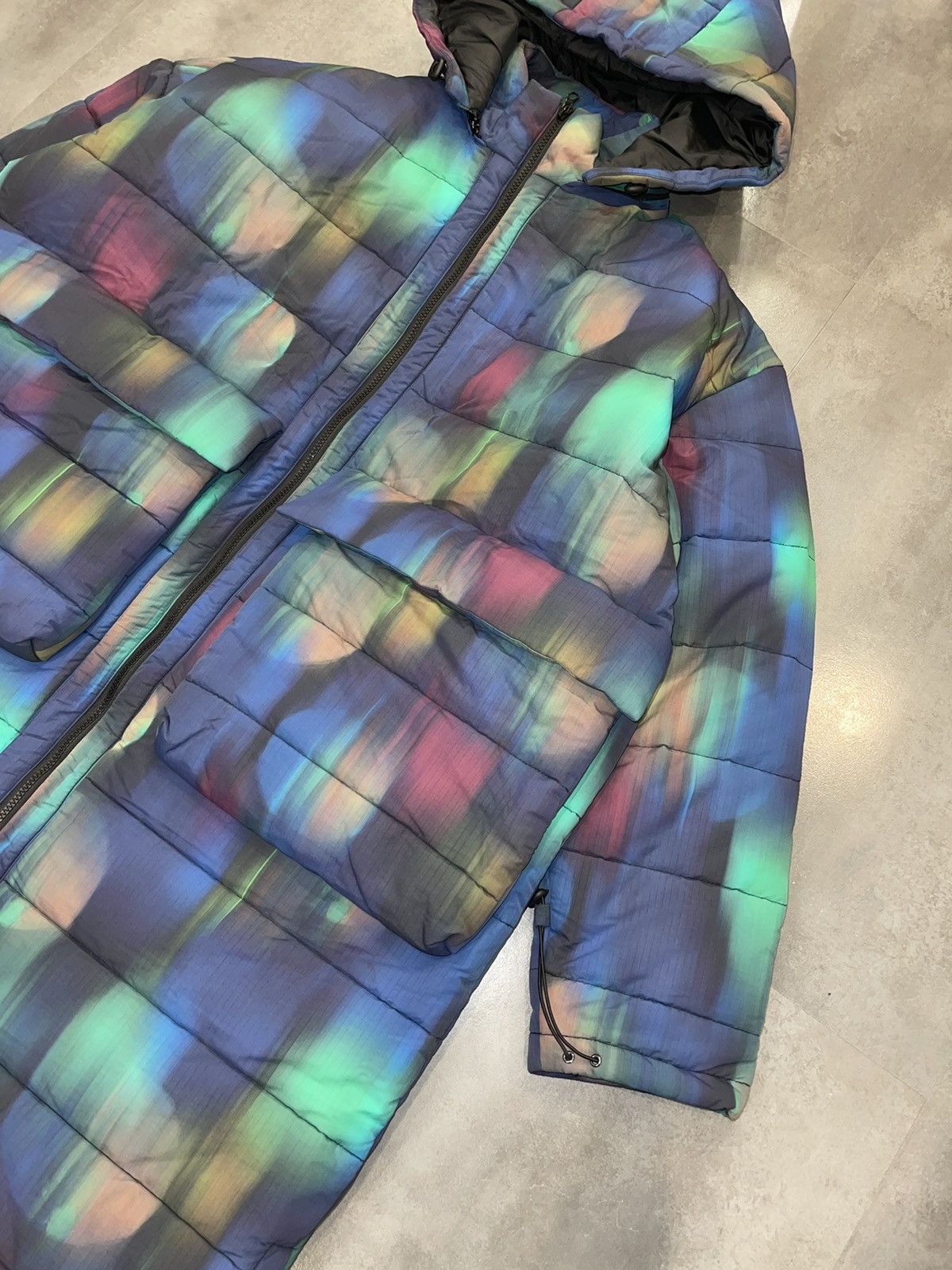Henrik Vibskov !DSWT! FW22 Henrik Vibskov Apollo Blurry Long Puffer Jacket Size US XL / EU 56 / 4 - 15 Thumbnail