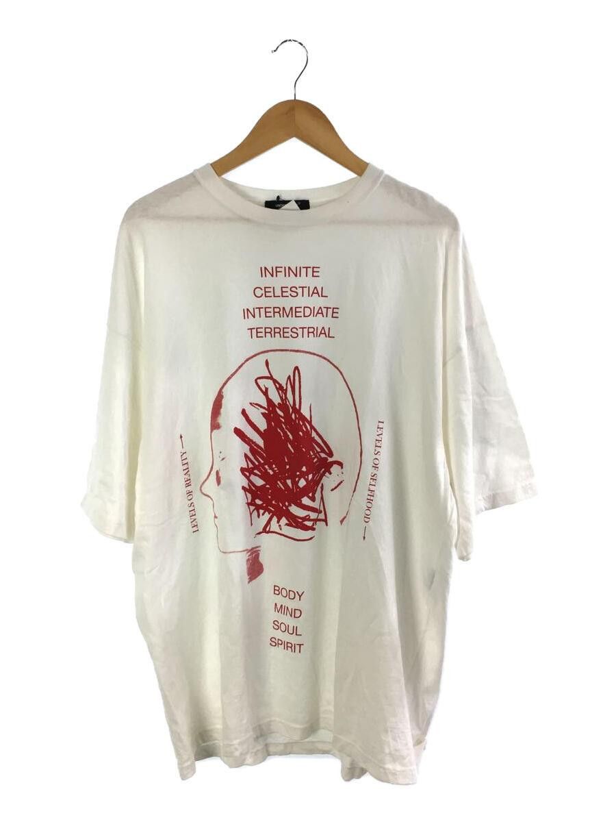 Pre-owned Undercover Oversized Script Face Tee In White
