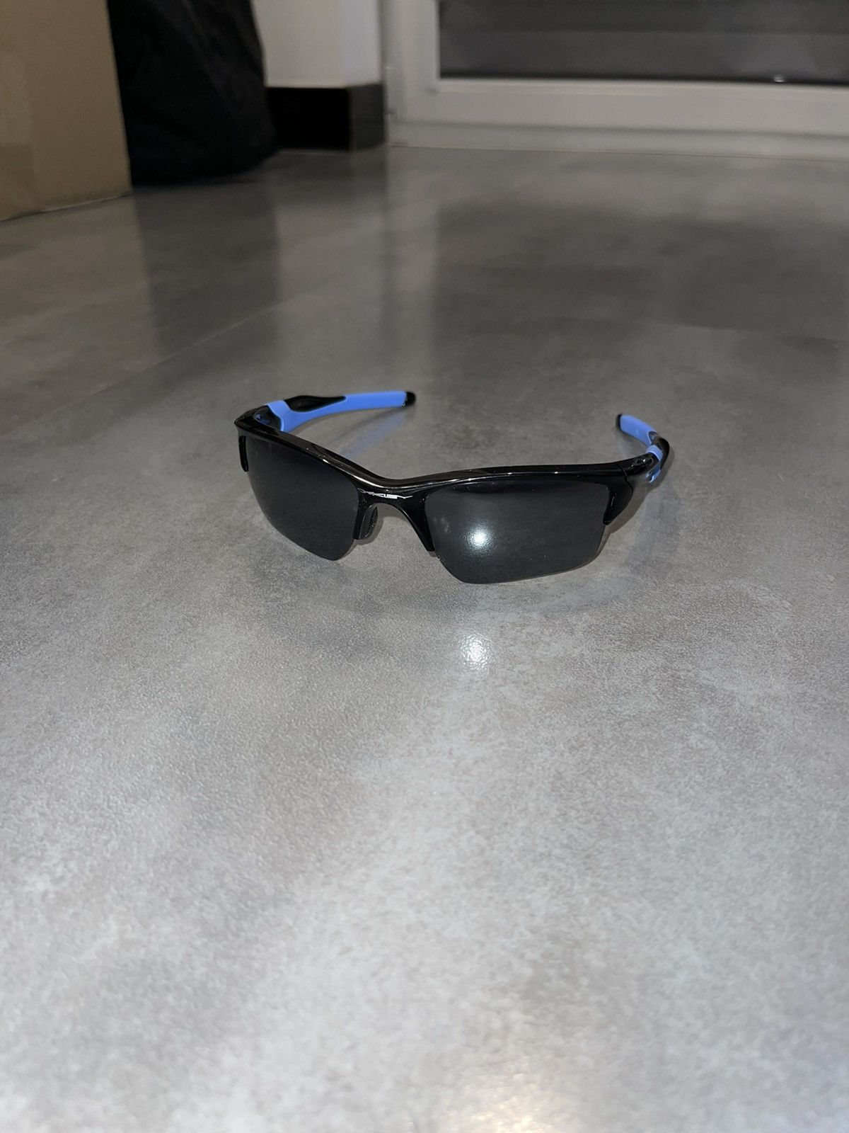 Oakley Oakley OO9154-25 "HALF JACKET 2.0" Black Blue Sunglasses Size ONE SIZE - 1 Thumbnail