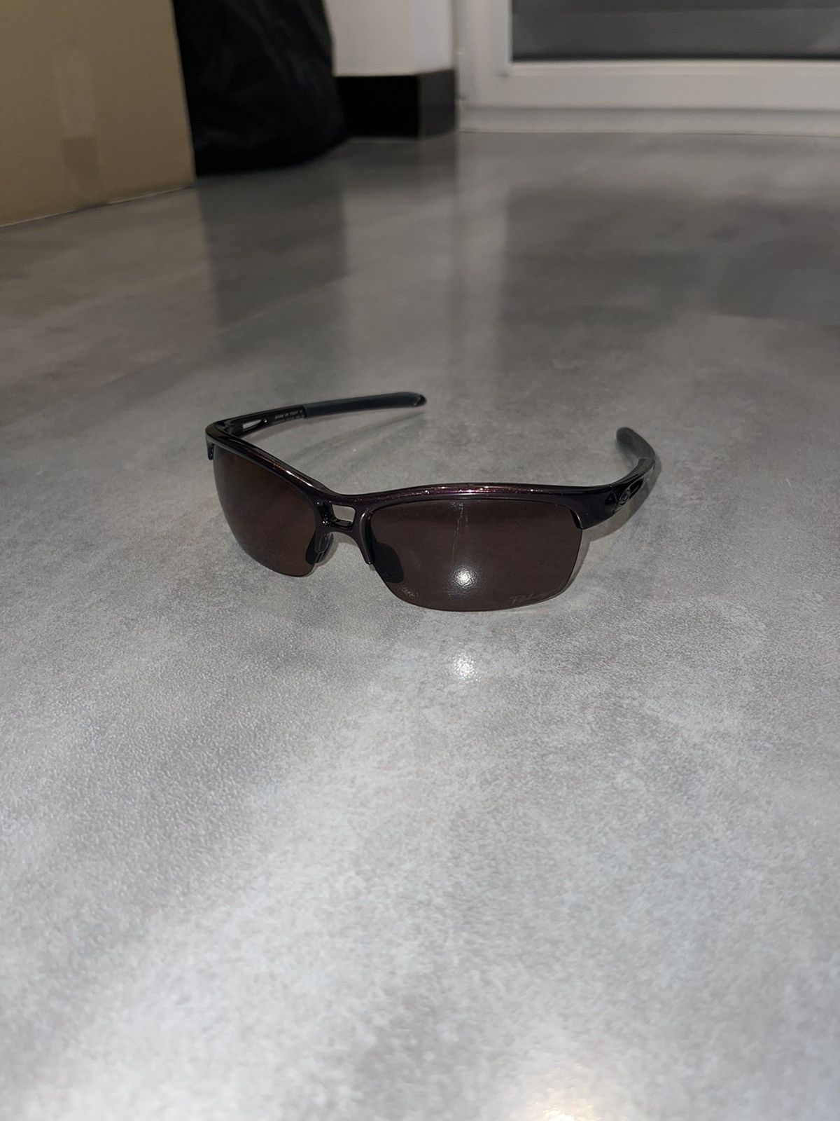 image of Oakley Oo9205-07 "rpm" Dark Violet Shine Sunglasses, Men's