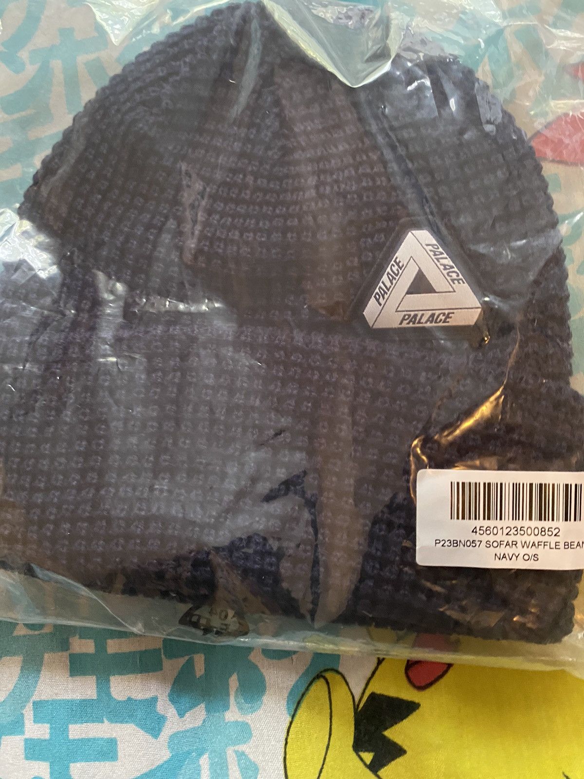 Palace Palace Sofar Waffle Beanie Navy Size ONE SIZE - 4 Thumbnail