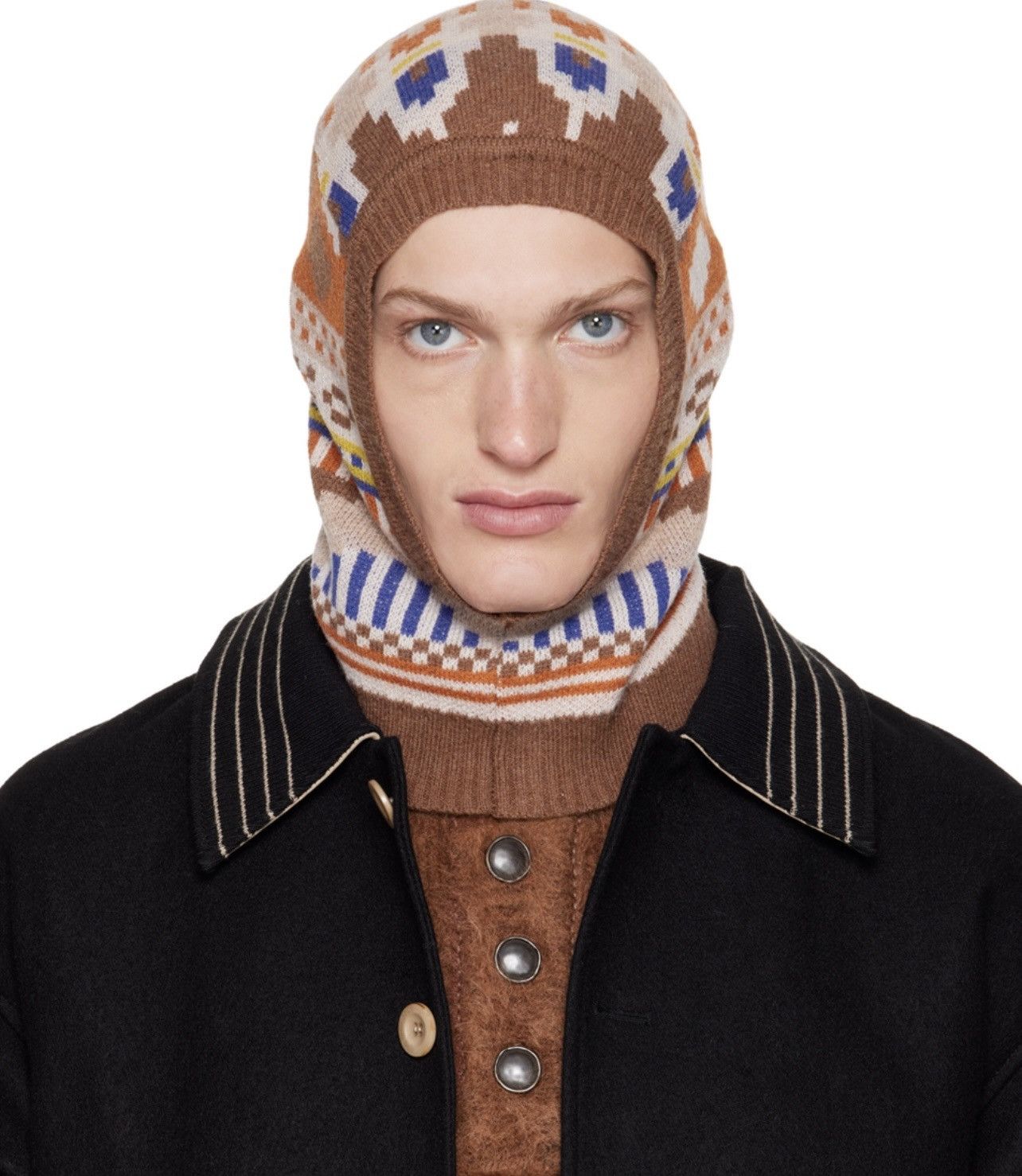 Henrik Vibskov !DS! AW22 Henrik Vibskov Abstract Space Balaclava Size ONE SIZE - 4 Thumbnail