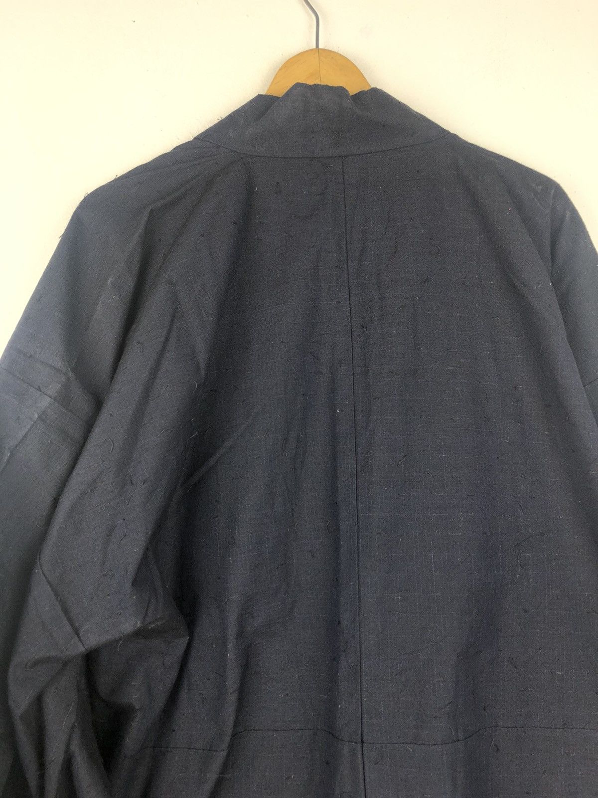 Indigo Antique Indigo Dyed Noragi Japan Traditional Vintage Kimono Size US XL / EU 56 / 4 - 13 Thumbnail