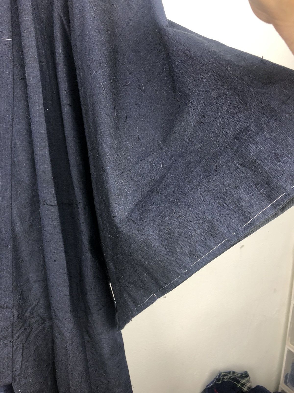Indigo Antique Indigo Dyed Noragi Japan Traditional Vintage Kimono Size US XL / EU 56 / 4 - 15 Thumbnail
