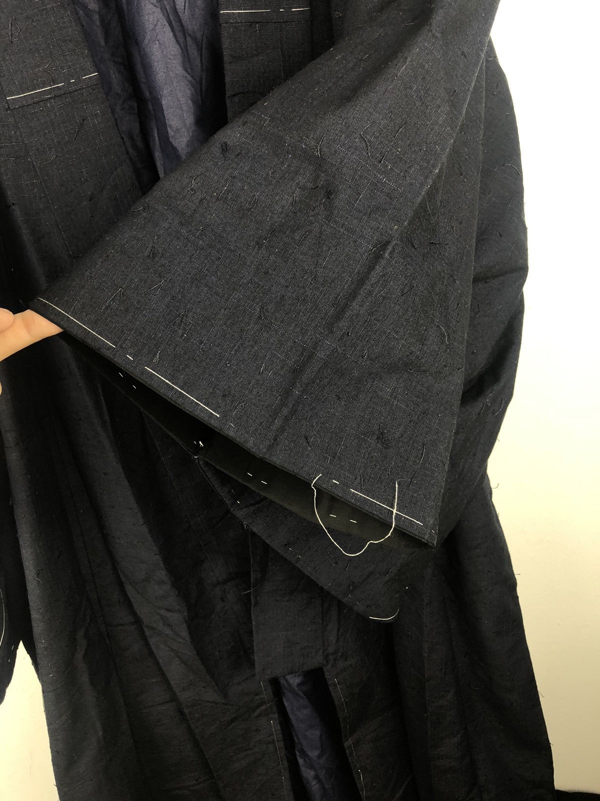 Indigo Antique Indigo Dyed Noragi Japan Traditional Vintage Kimono Size US XL / EU 56 / 4 - 12 Thumbnail