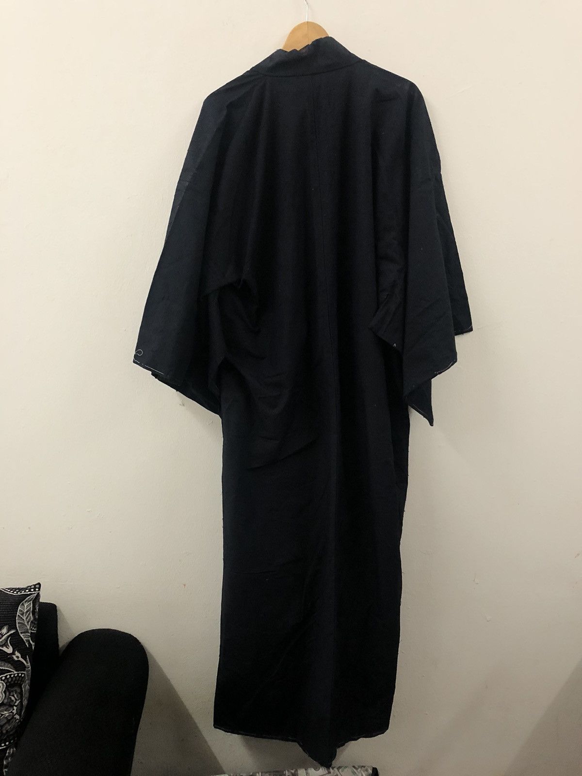 Indigo Antique Indigo Dyed Noragi Japan Traditional Vintage Kimono Size US XL / EU 56 / 4 - 3 Thumbnail
