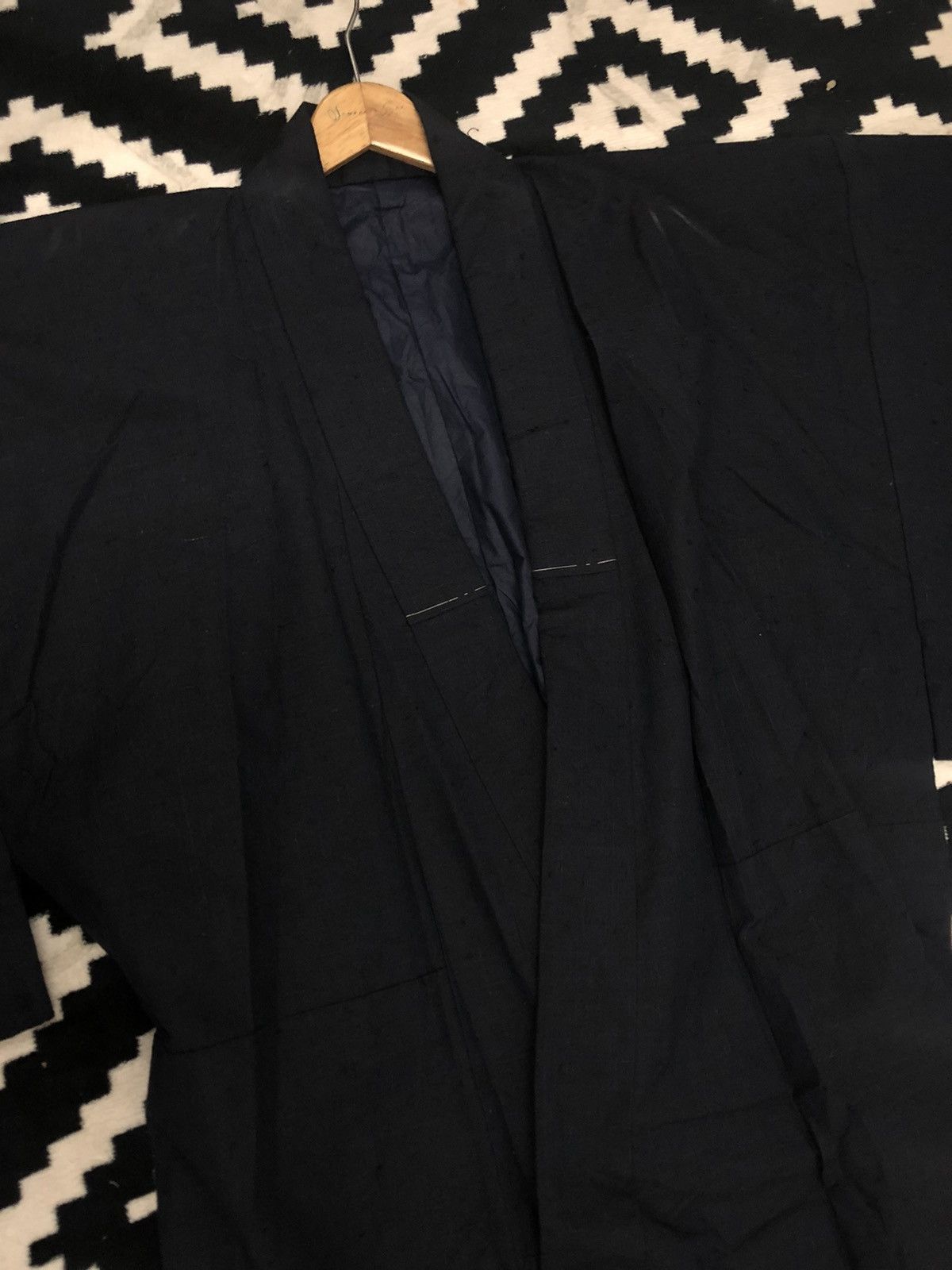 Indigo Antique Indigo Dyed Noragi Japan Traditional Vintage Kimono Size US XL / EU 56 / 4 - 5 Thumbnail