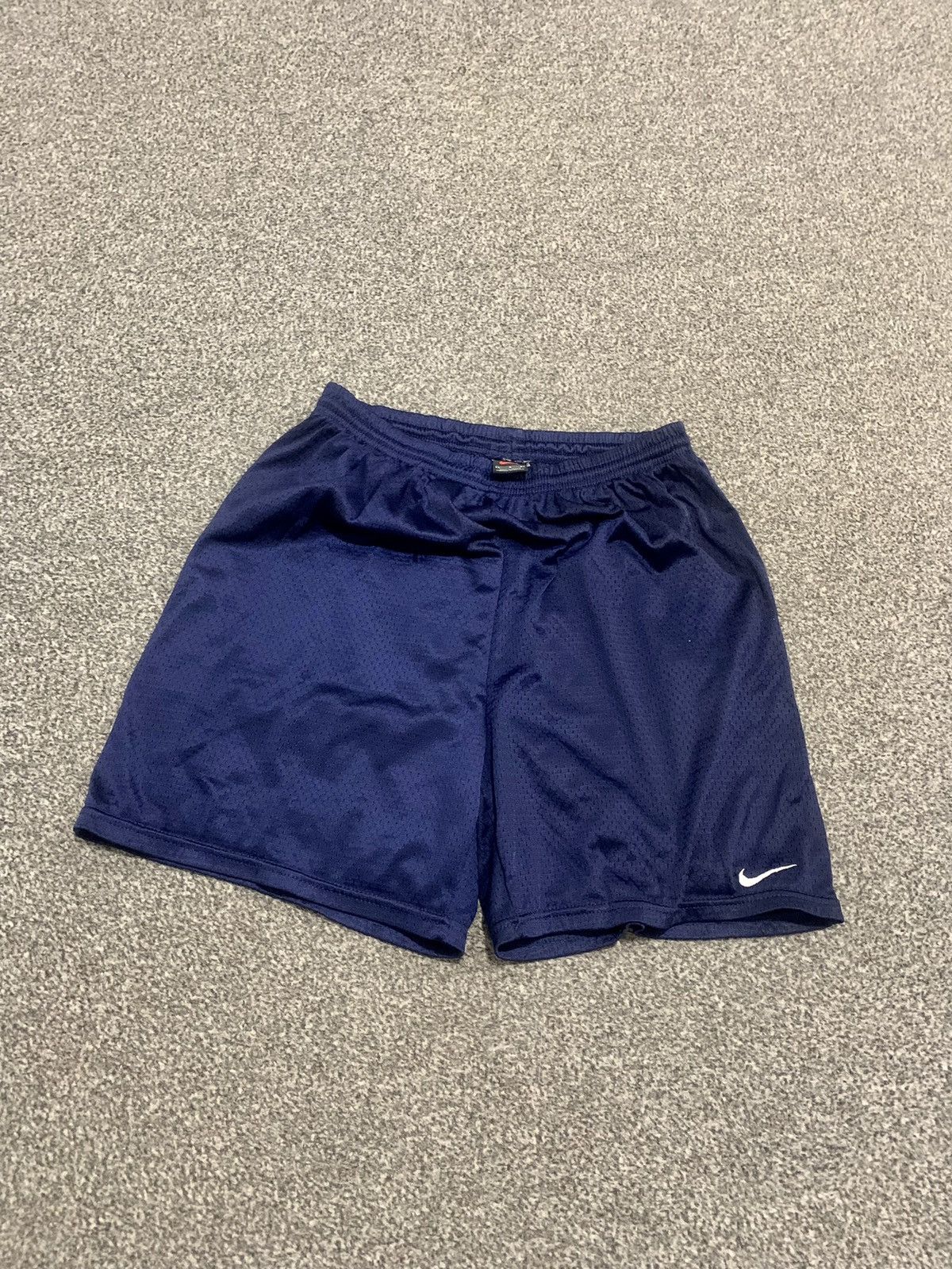 Nike × Vintage Vintage Y2K Nike Mini Swoosh Mesh Shorts Size US 34 / EU 50 - 1 Thumbnail