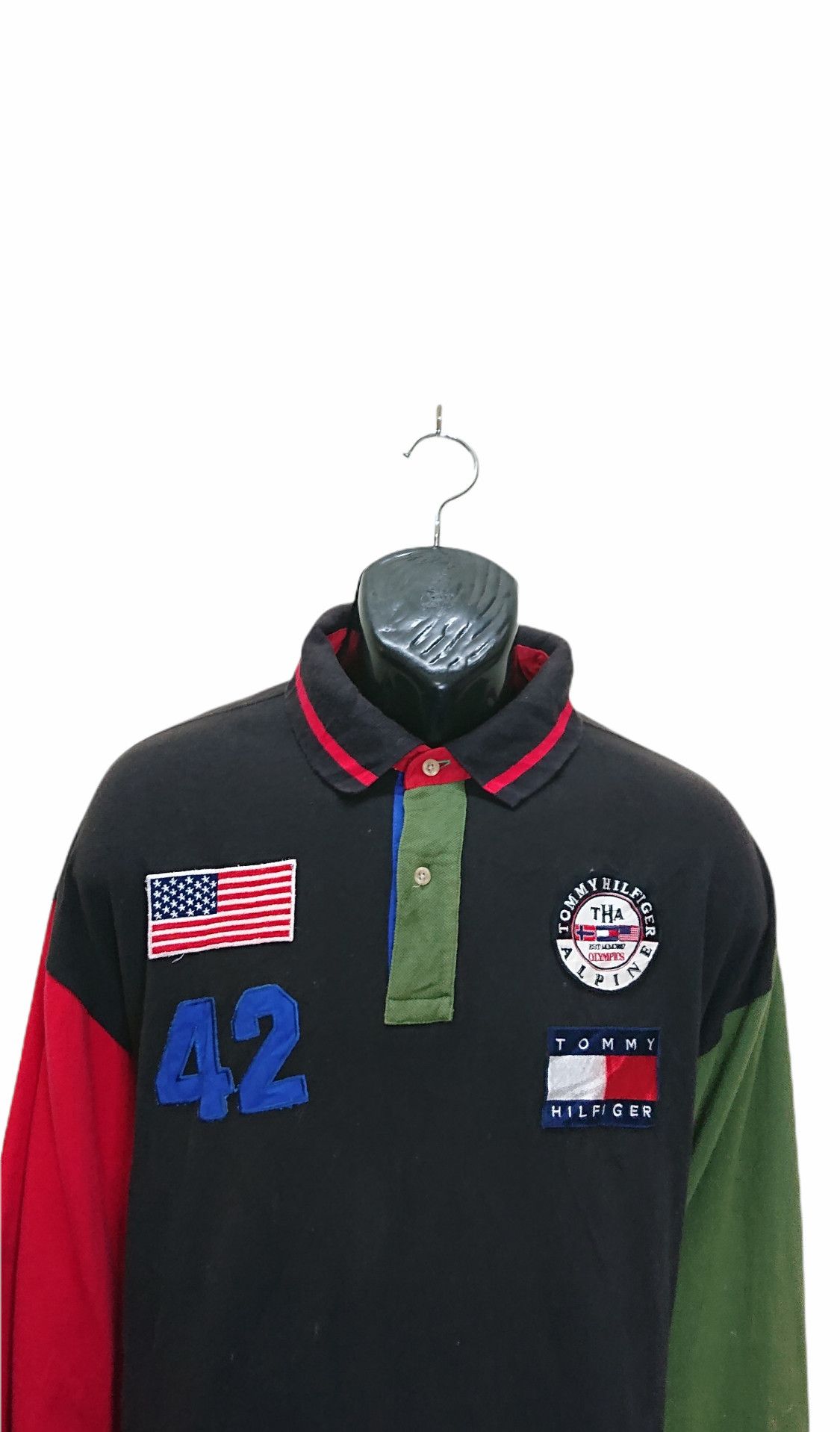 Designer × Tommy Hilfiger × Vintage VINTAGE RARE 90S TOMMY HILFIGER ALPINE GEAR EMBROIDERY Size US XXL / EU 58 / 5 - 3 Thumbnail