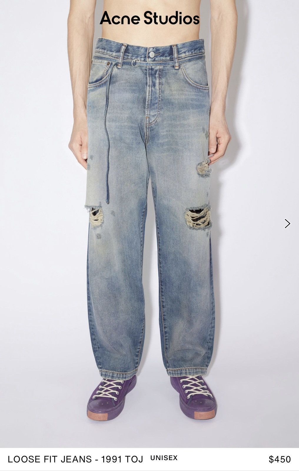 Acne Studios Acne Studios Loose Fit Jeans 1991 Detroit | Grailed