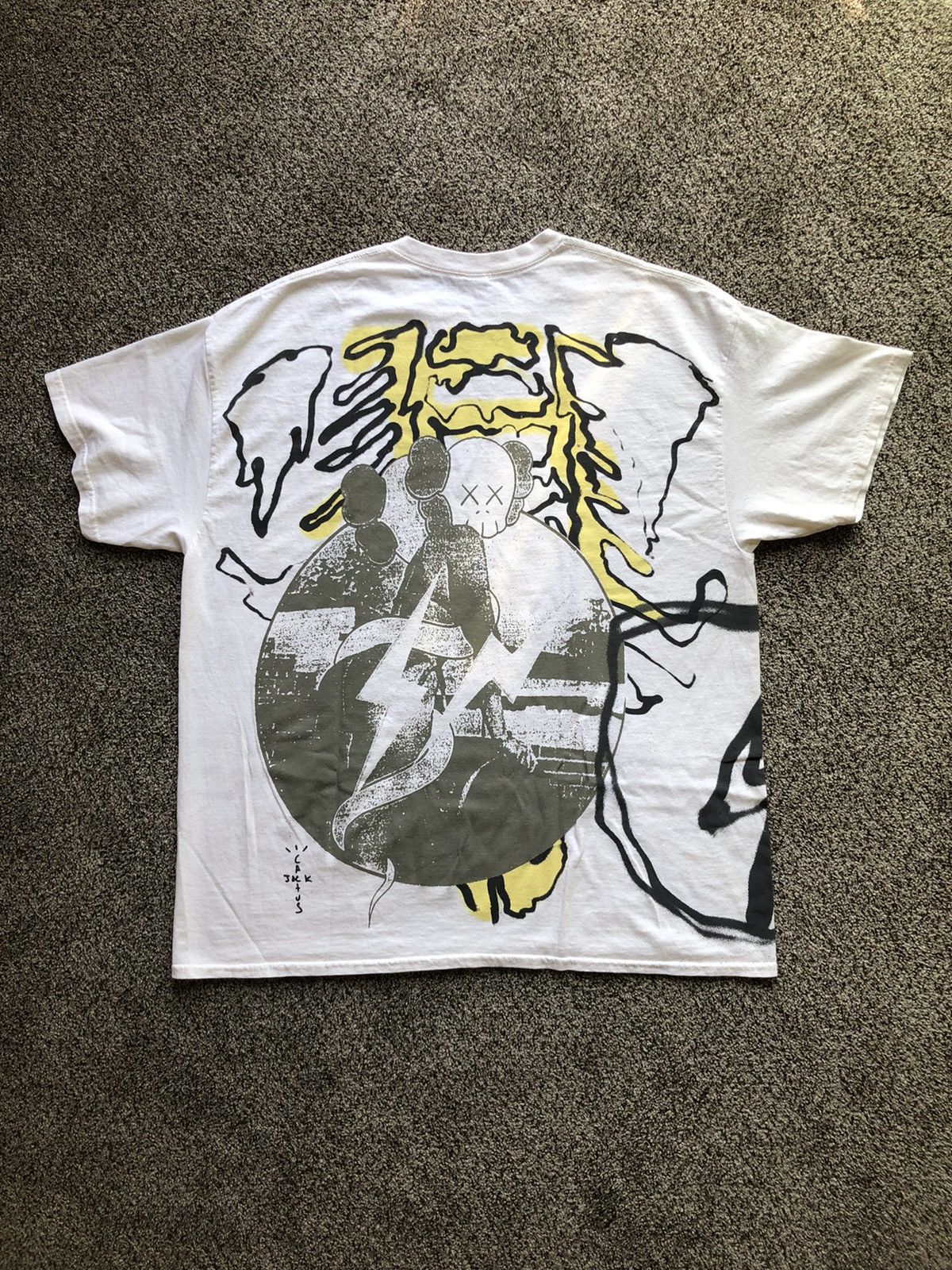Kaws Cactus Jack x Kaws Tee Size US XL / EU 56 / 4 - 4 Thumbnail
