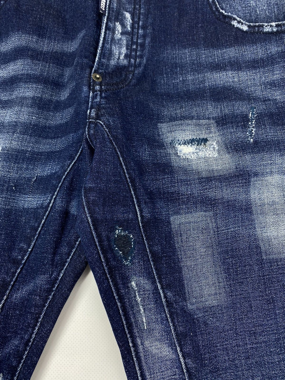 Dsquared2 🔥LASTDROP🔥 Dsquared Skinny Dan Jean Repaired Jeans Pants Size US 32 / EU 48 - 6 Thumbnail