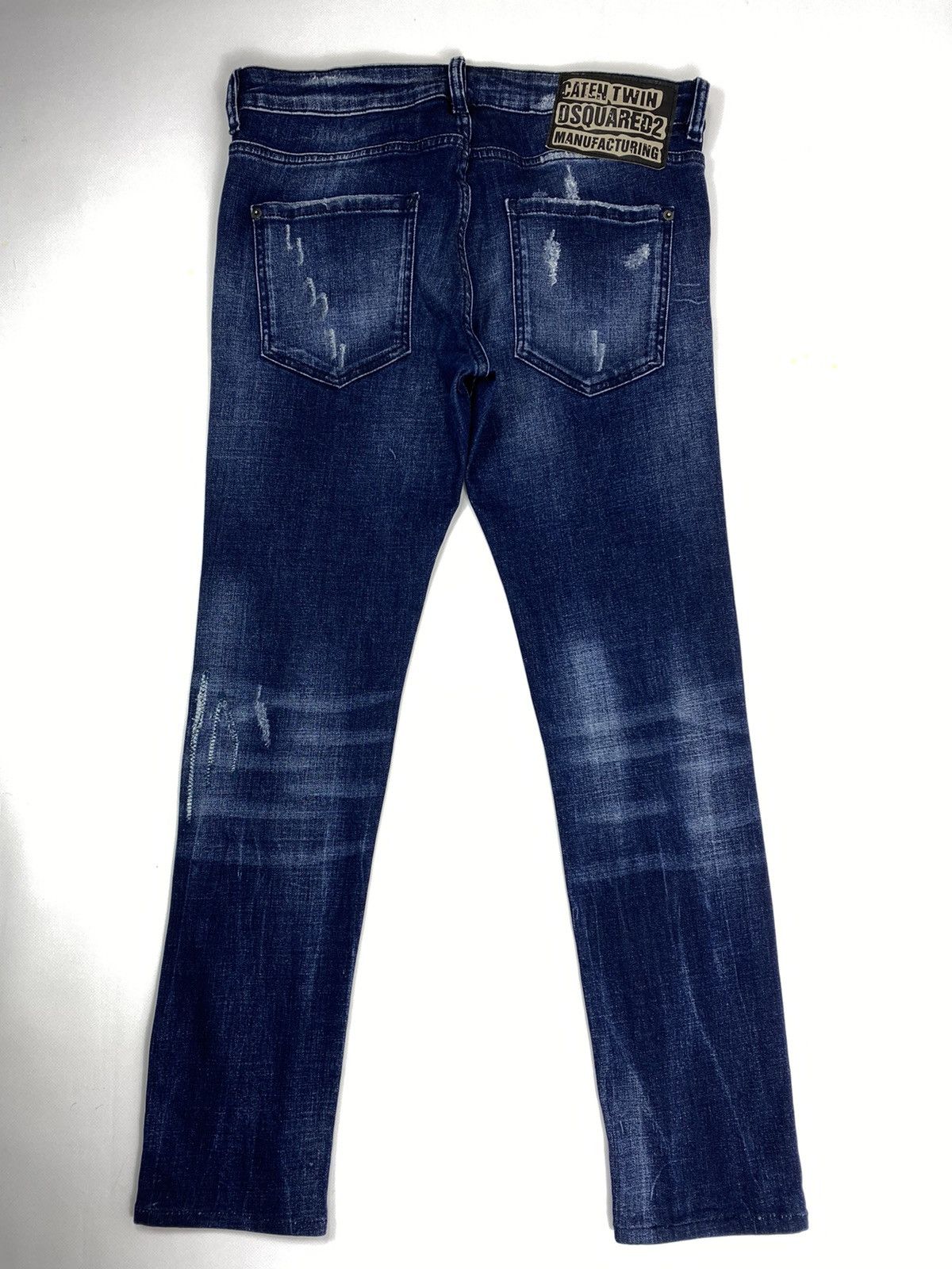 Dsquared2 🔥LASTDROP🔥 Dsquared Skinny Dan Jean Repaired Jeans Pants Size US 32 / EU 48 - 12 Thumbnail